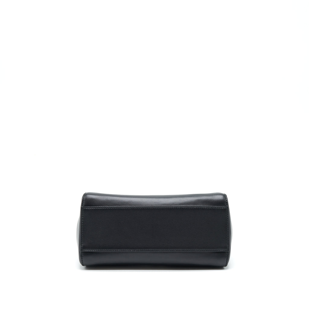 FENDI MINI PEEKABOO LAMBSKIN BLACK GHW