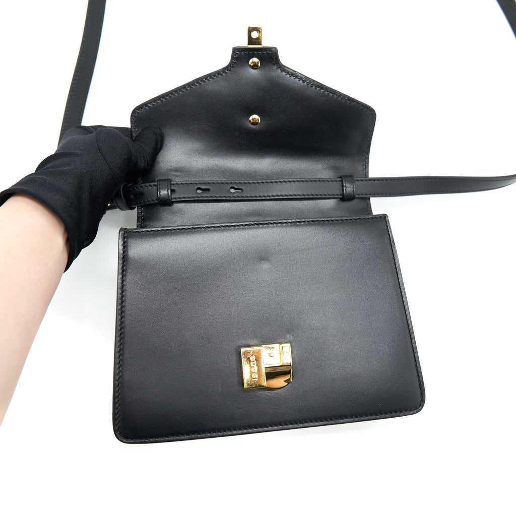 GUCCI MINI SYLVIE 20CM BLACK