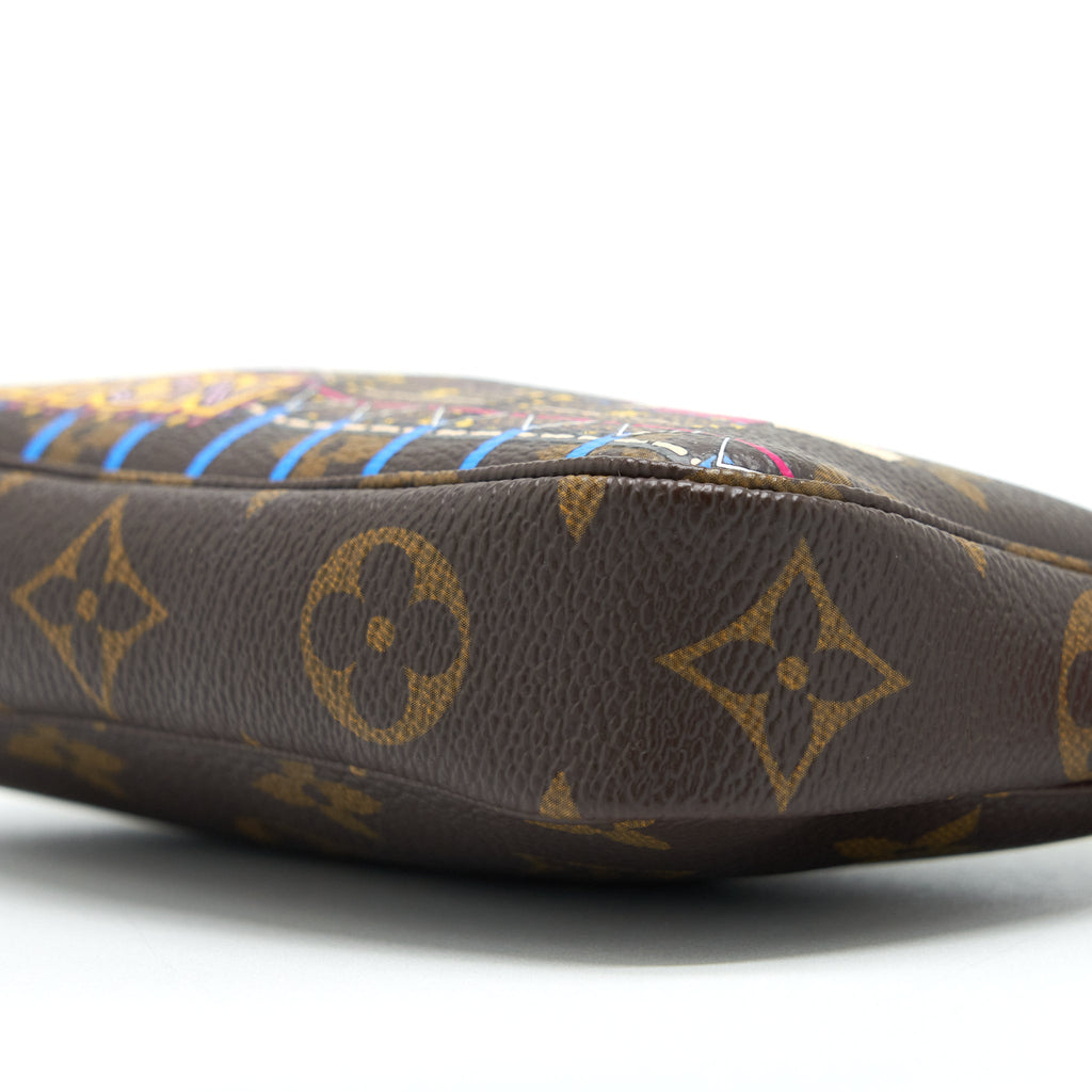 LOUIS VUITTON MINI POCHETTE LIMITED EDITION MONOGRAM CANVAS GHW
