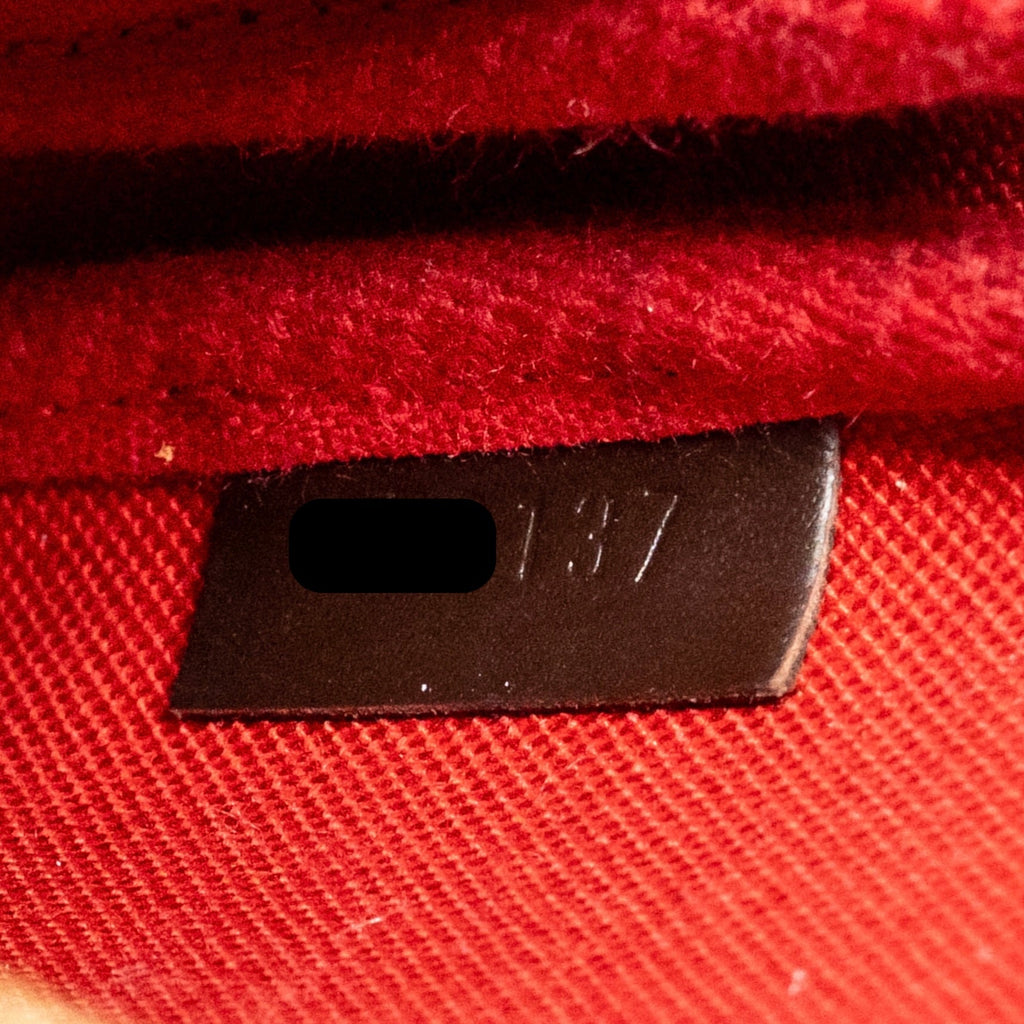LOUIS VUITTON MINI POCHETTE ACCESSORIES DAMIER EBENE GHW