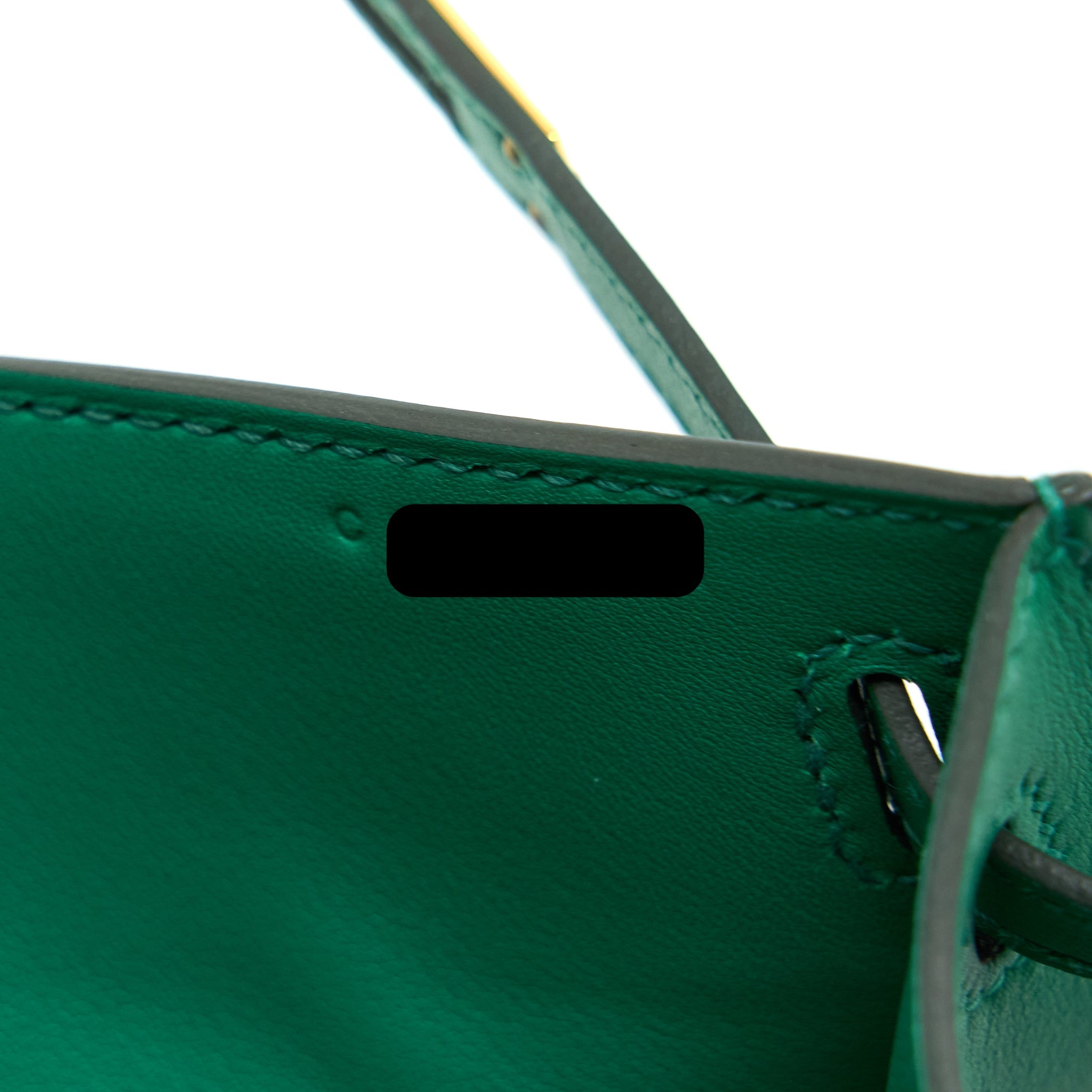 HERMES KELLY POCHETTE SWIFT U4 VERT VERTIGO GHW