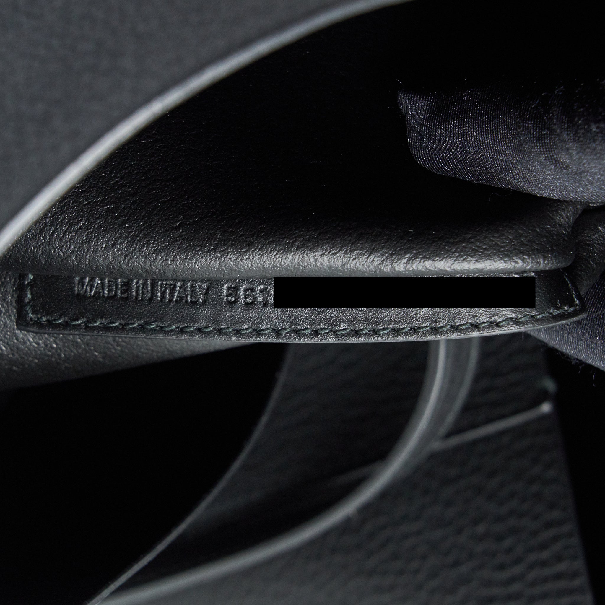 BALENCIAGA LEATHER SHOPPING TOTE BAG BLACK