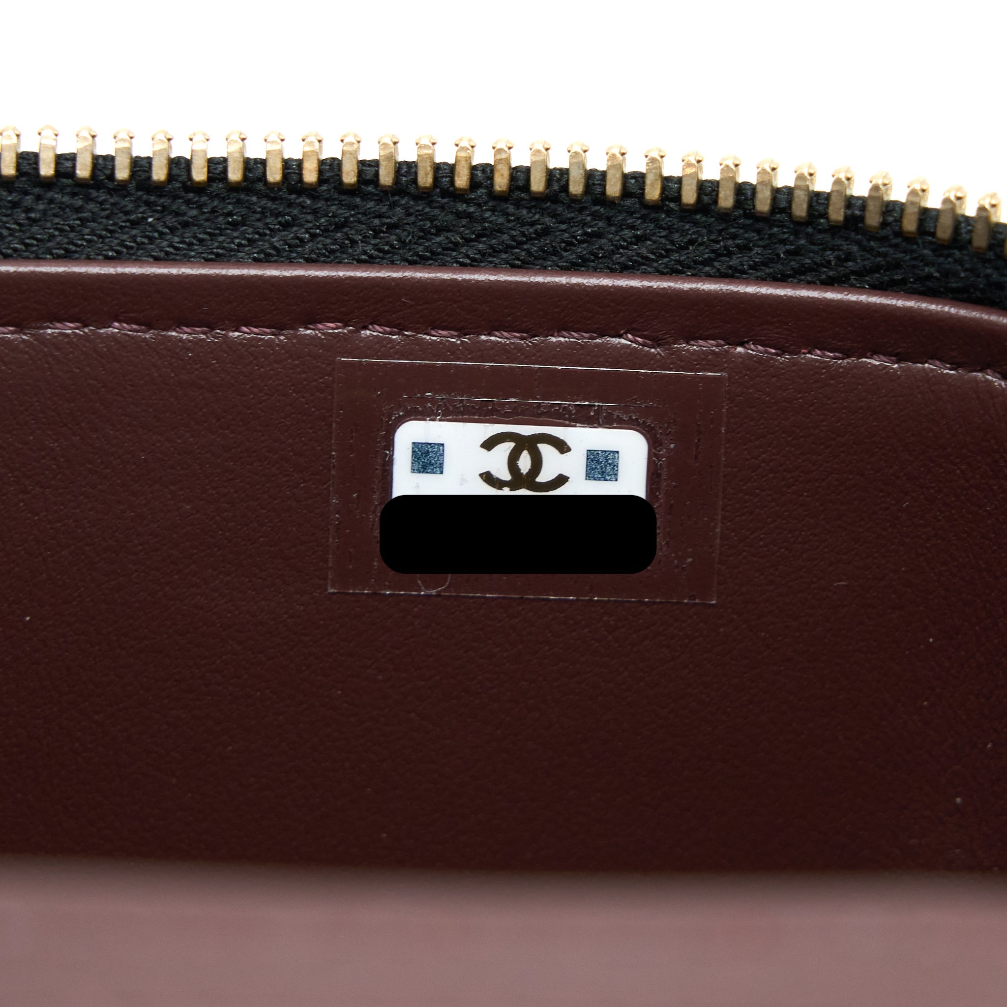 CHANEL 23C MINI VANITY WITH CHAIN CAVIAR BLACK LGHW (MICROCHIP)