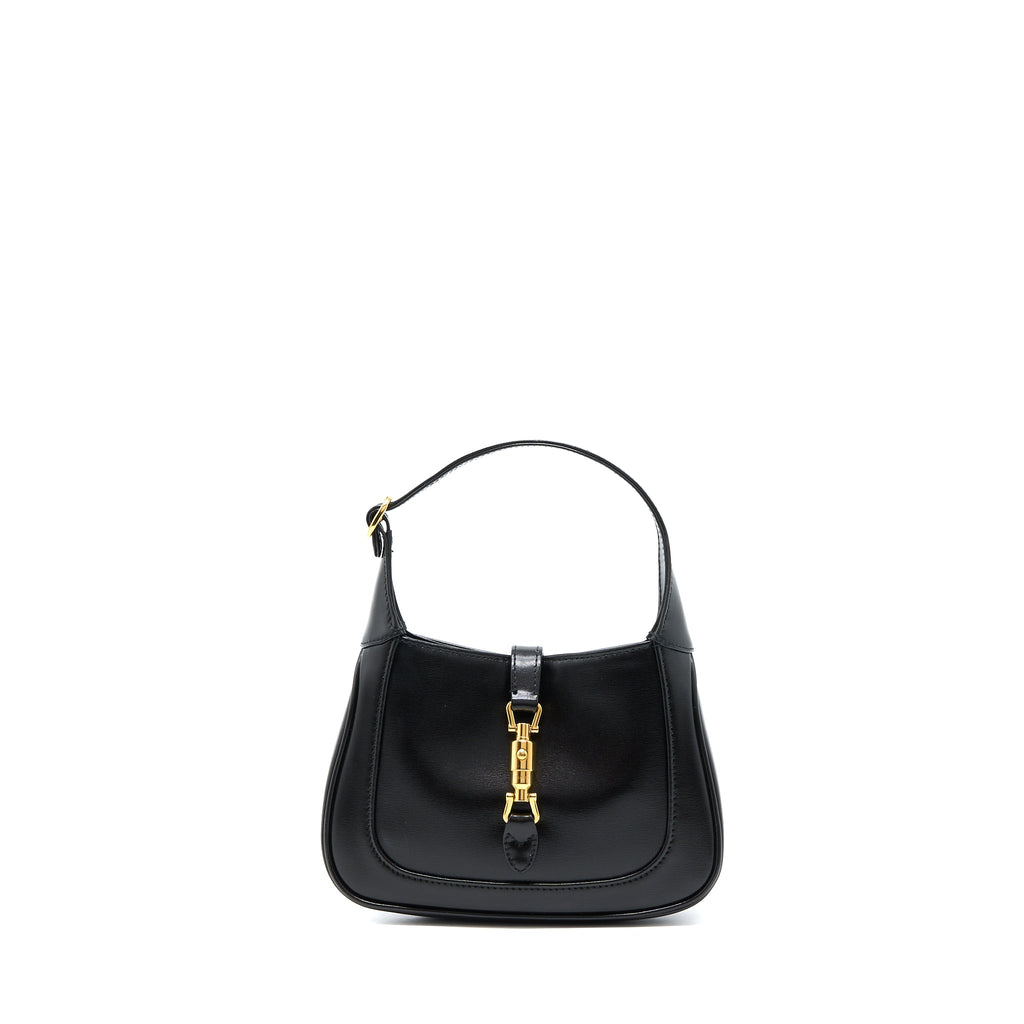 GUCCI JACKIE 1961 MINI BAG CALFSKIN BLACK GHW