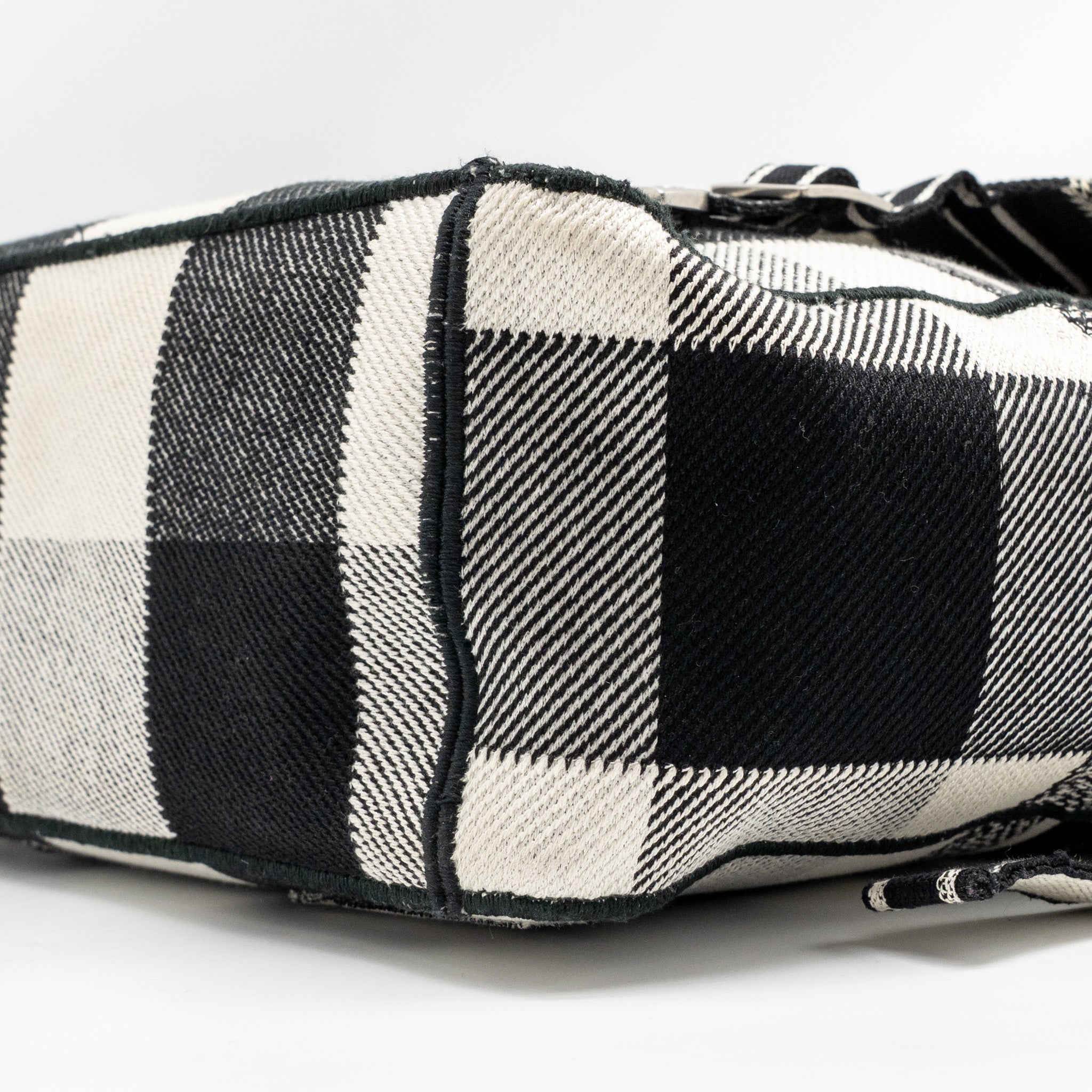 DIOR DIORCAMP MESSENGER BAG CANVAS BLACK/WHITE SHW
