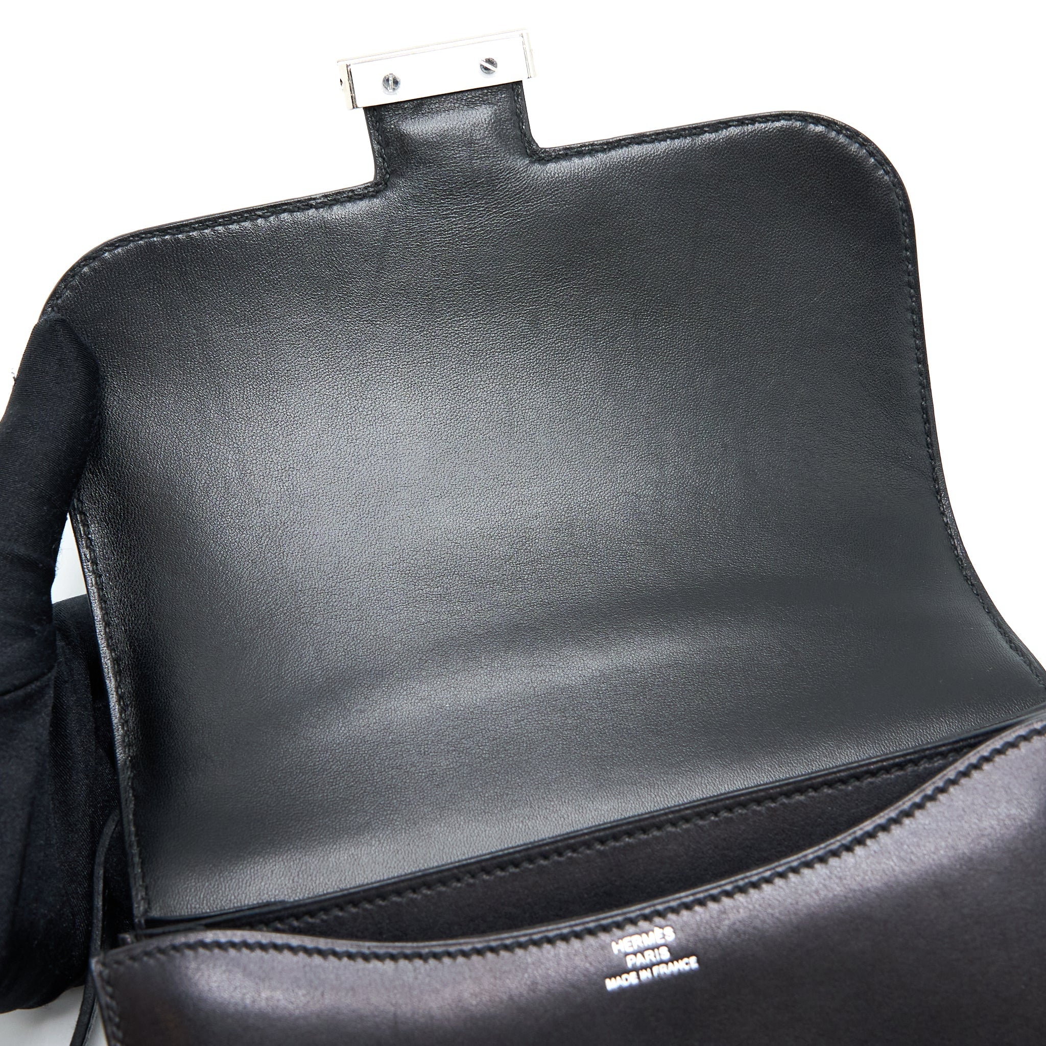 HERMES MINI CONSTANCE SOMBRE BLACK SHW
