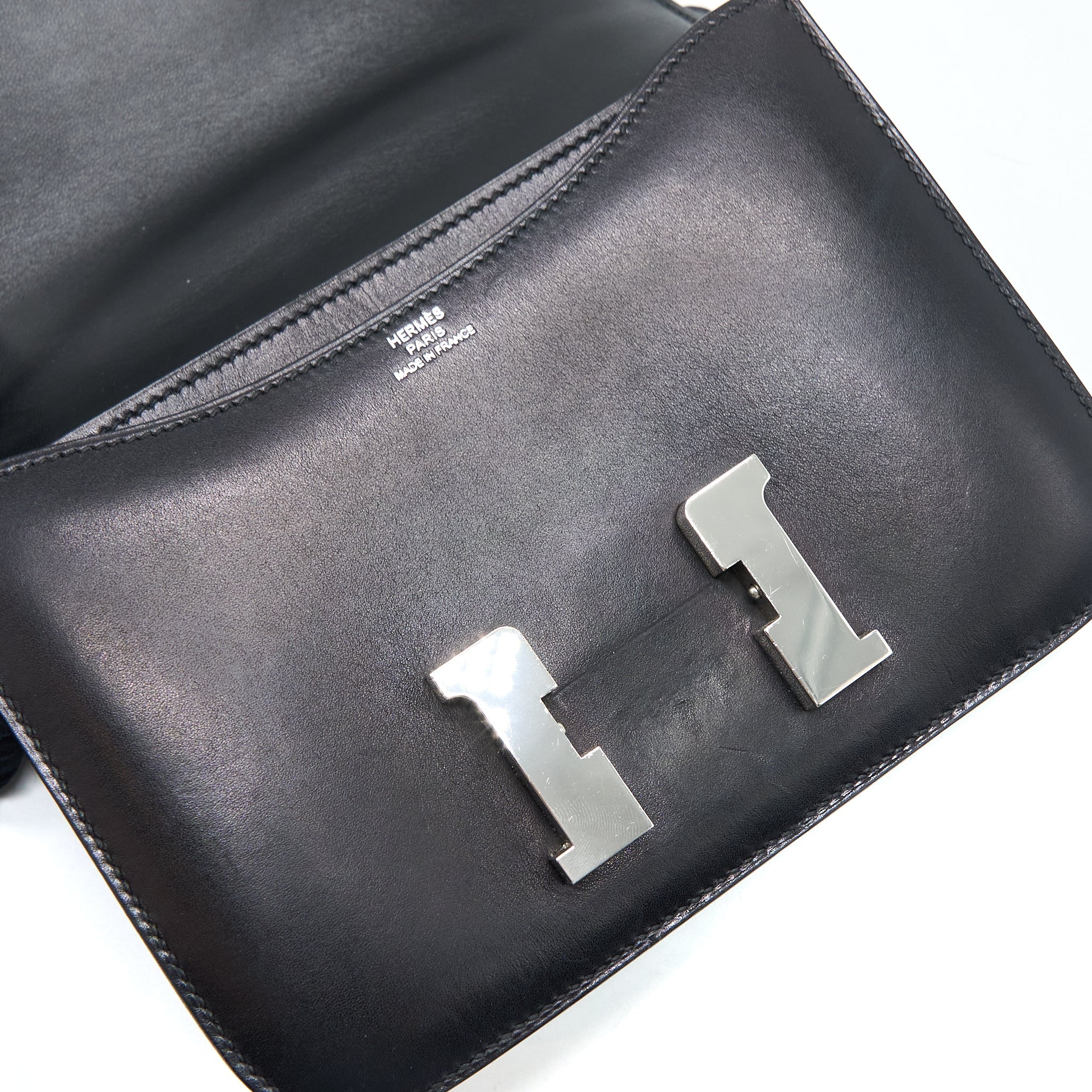HERMES MINI CONSTANCE SOMBRE BLACK SHW
