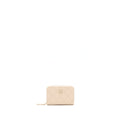 CHANEL 22C ZIPPY CARD HOLDER CAVIAR LIGHT BEIGE LGHW