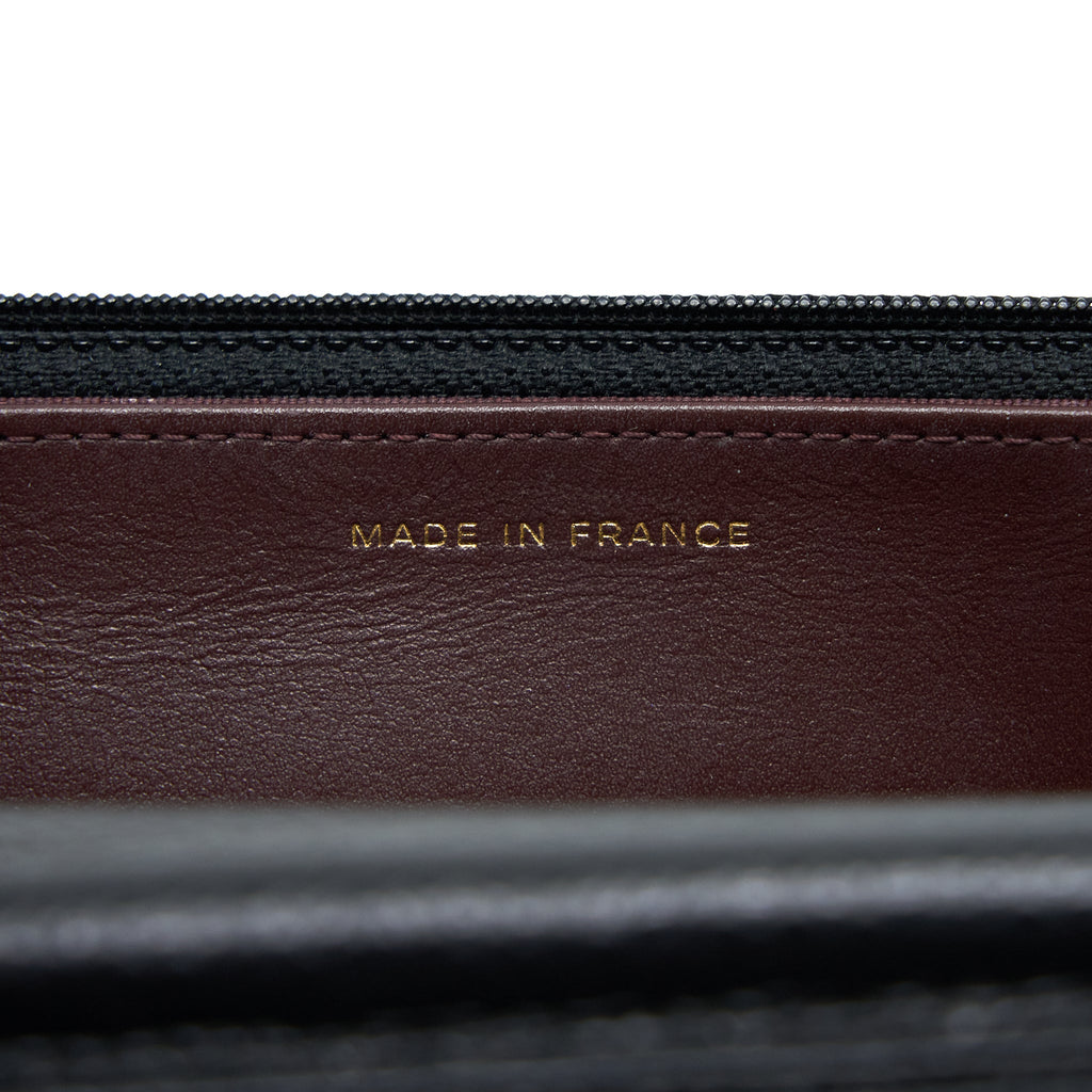 CHANEL CLASSIC WALLET ON CHAIN CAVIAR BLACK GHW