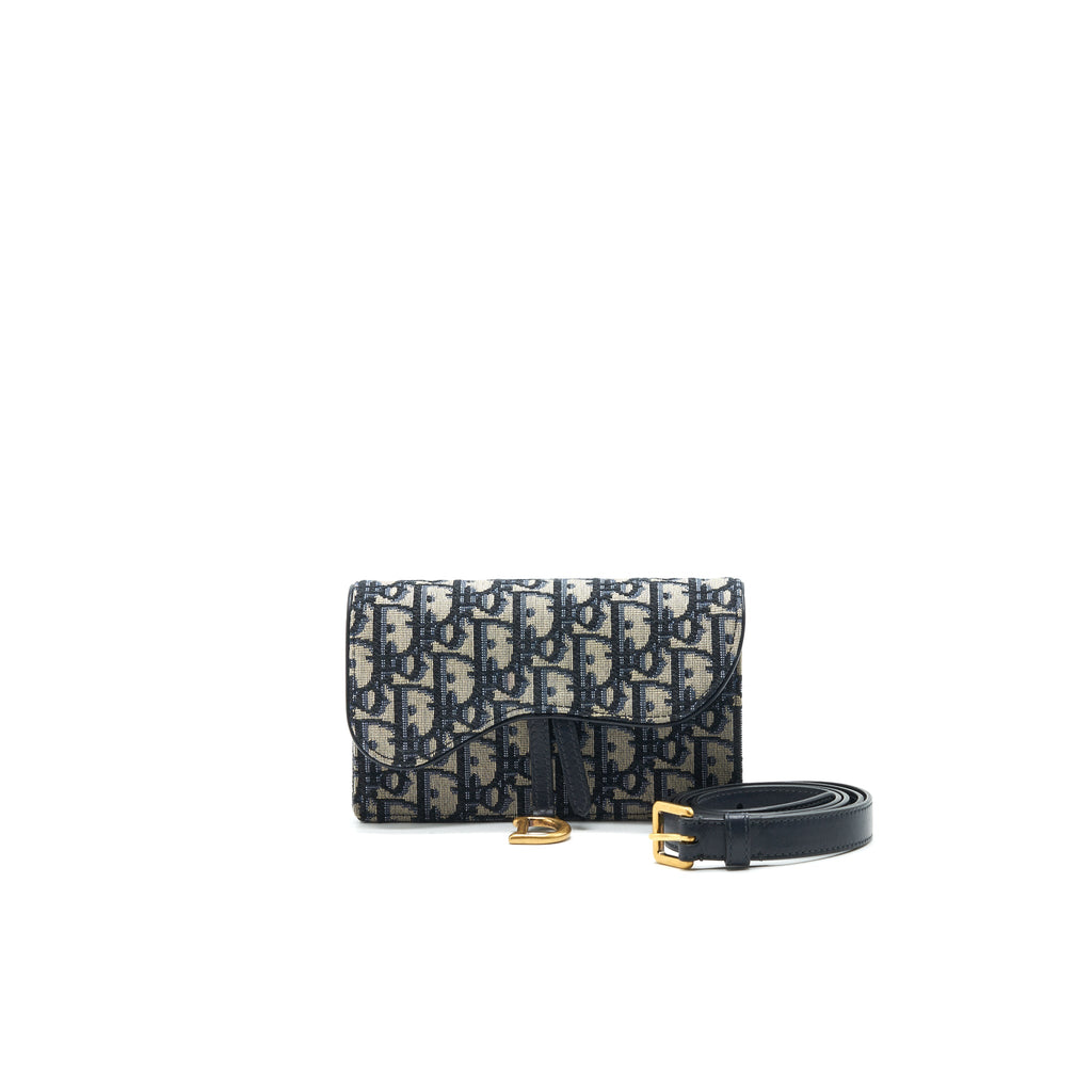 DIOR OBLIQUE SADDLE BELT POUCH