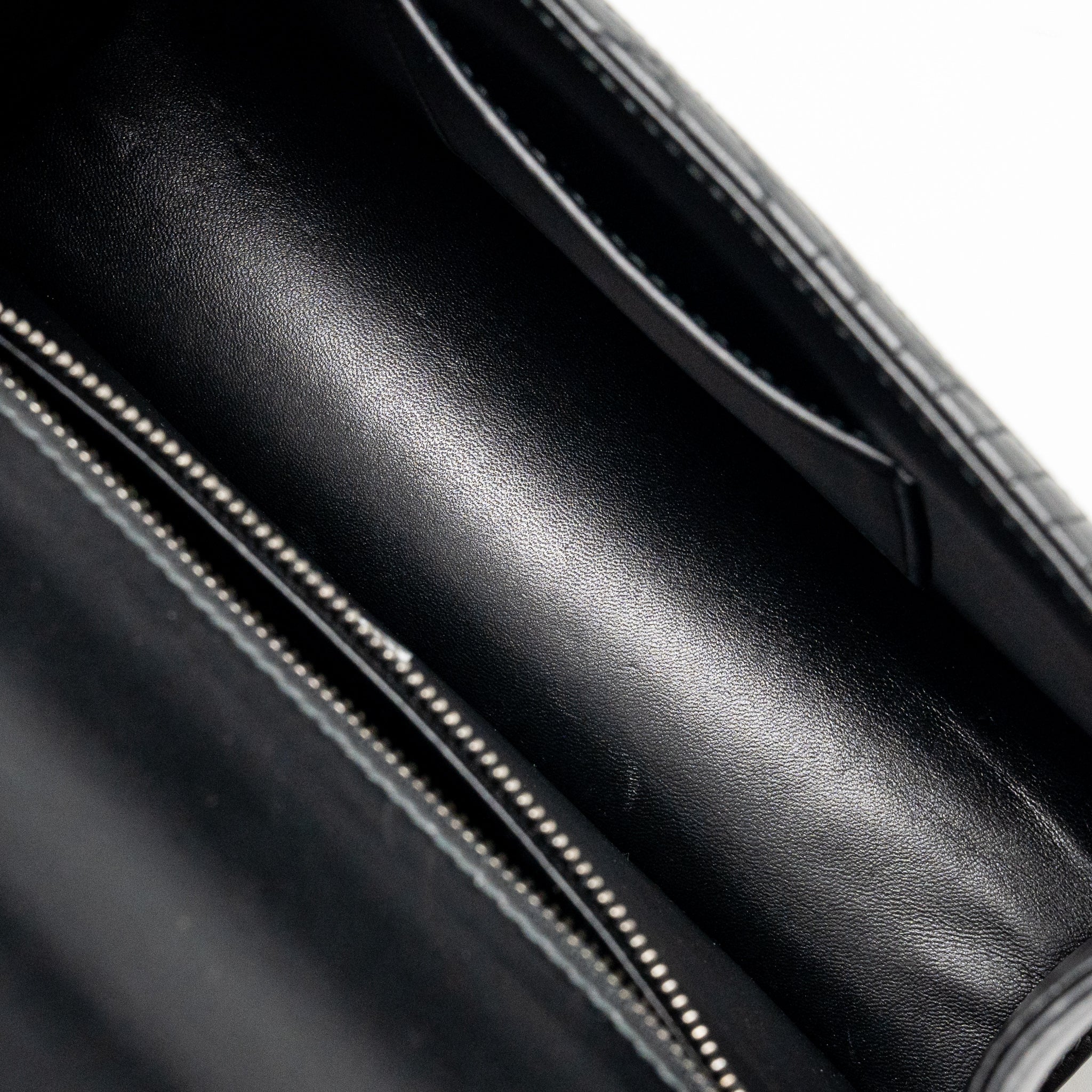 BVLGARI SERPENTI FOREVER FLAP BAG CALFSKIN BLACK RUTHENIUM HARDWARE