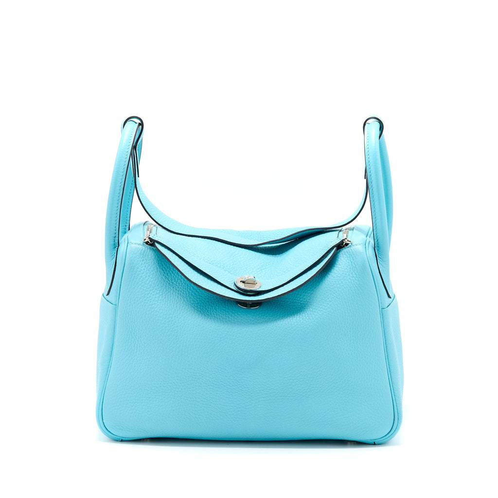 HERMES LINDY 30 CLEMENCE BLUE ATOLL SHW