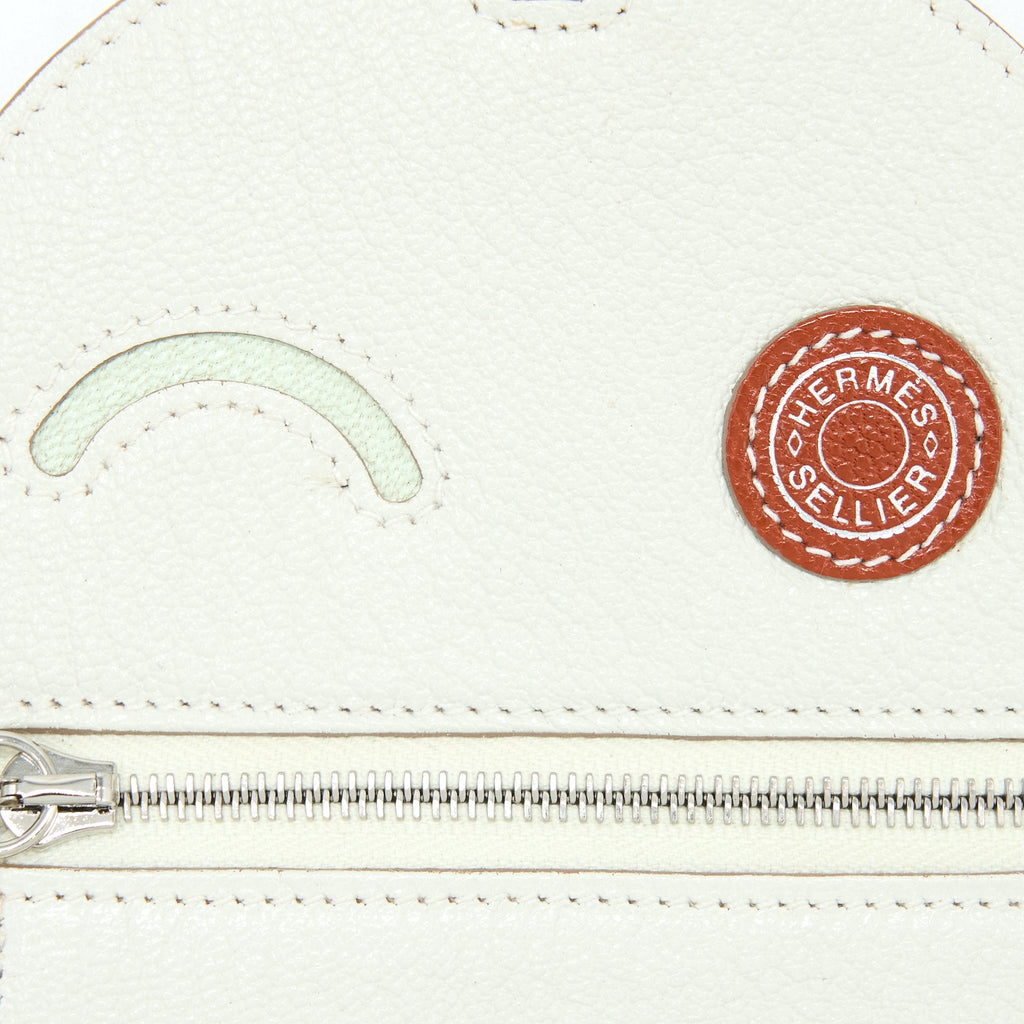 HERMES IN-THE-LOOP TO GO GM PHONE CASE MYSORE GOATSKIN MUSHROOM/VERT FIZZ/CUIVRE