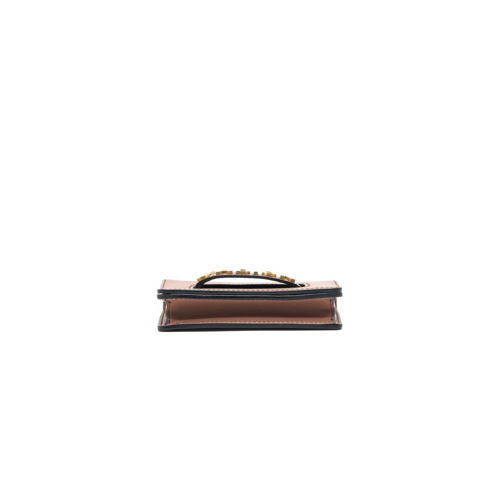 DIOR J'A DIOR MINI WALLET ON CHAIN PINK BEIGE GHW