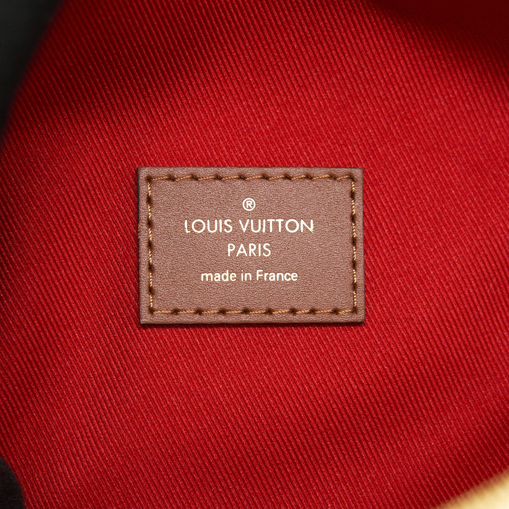 LOUIS VUITTON BUMBAG MONOGRAM TEDDY FLEECE BEIGE/BROWN