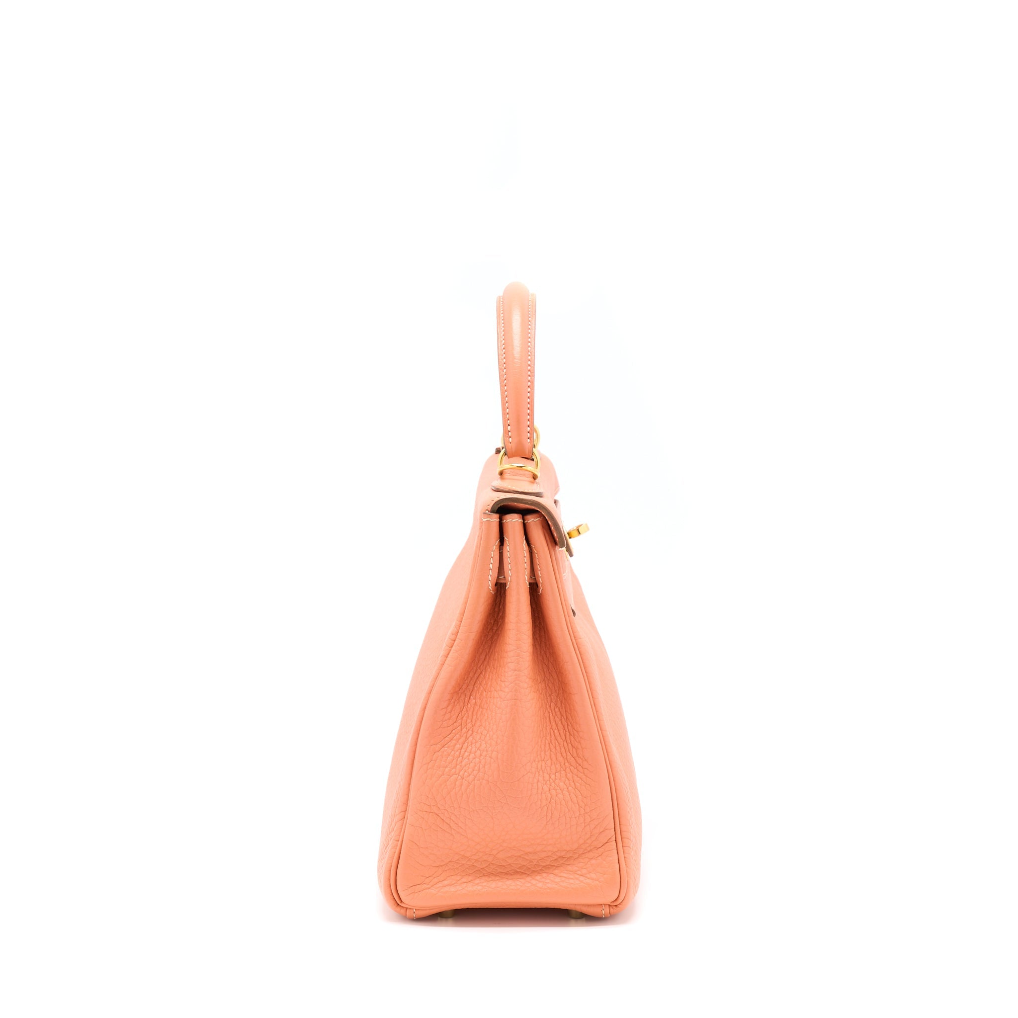 HERMES KELLY 28 CLEMENCE 5L CREVETTE GHW