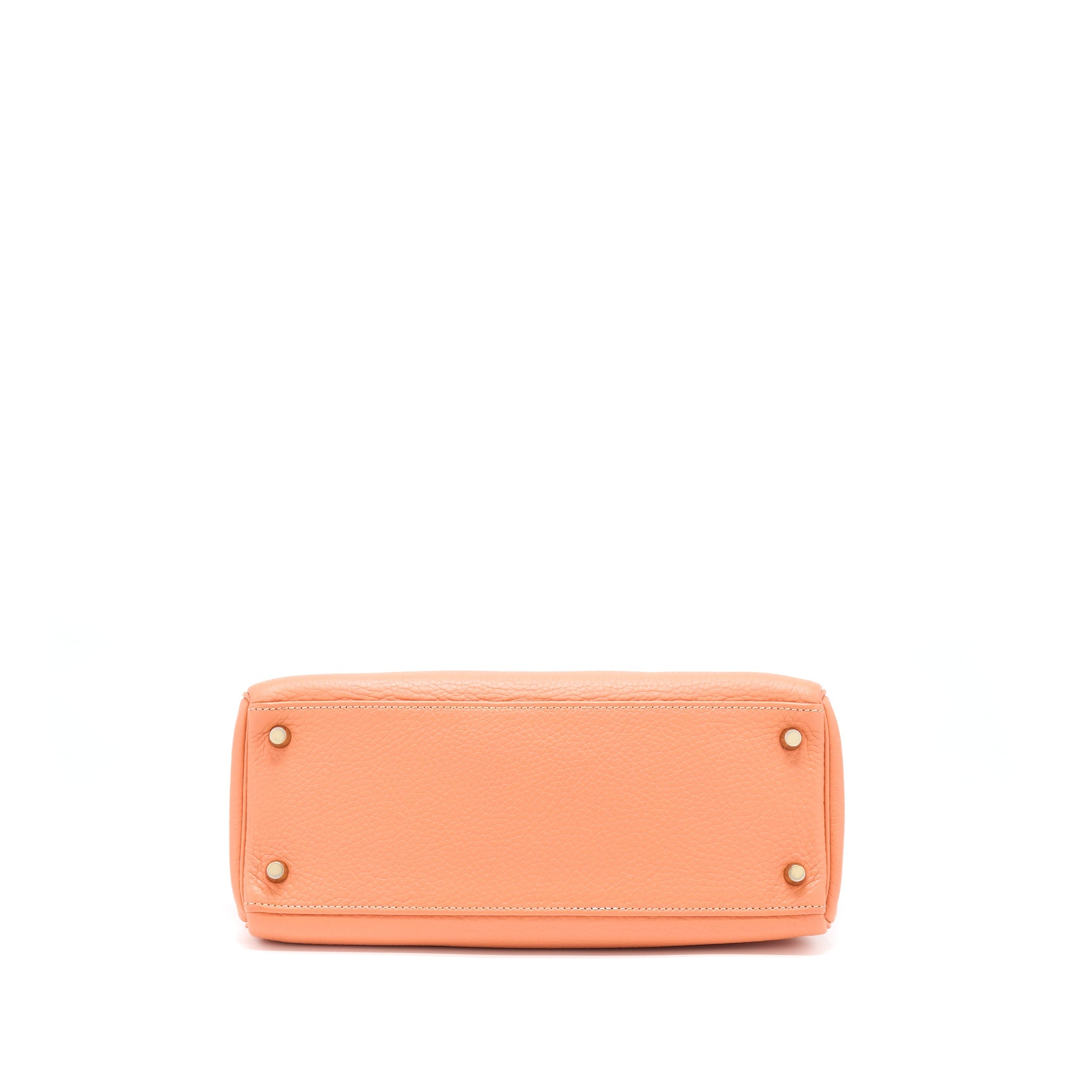 HERMES KELLY 28 CLEMENCE 5L CREVETTE GHW