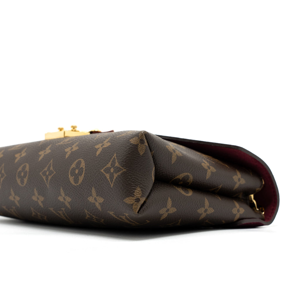 LOUIS VUITTON PALLAS CHAIN BAG MONOGRAM CANVAS/AURORE GHW