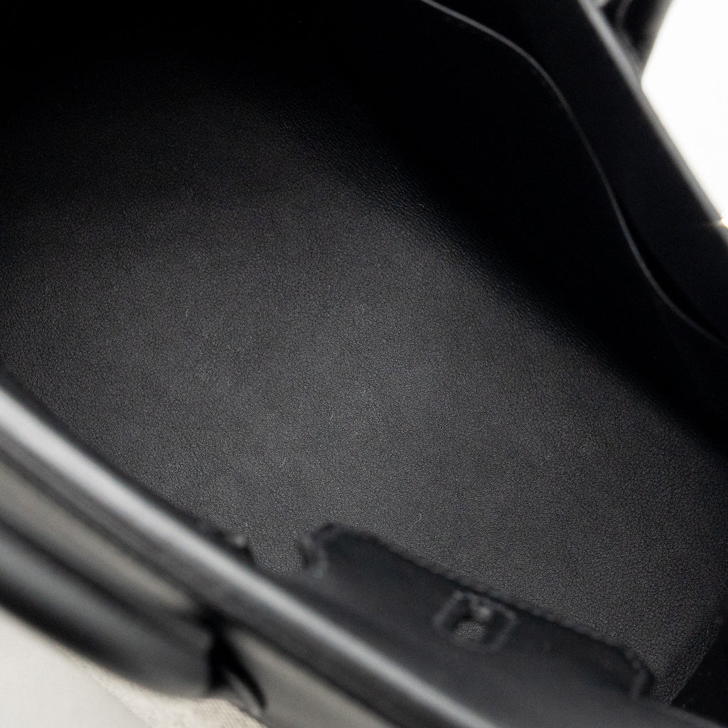 HERMES BIRKIN 25 TOILE SWIFT / CANVAS BLACK SHW