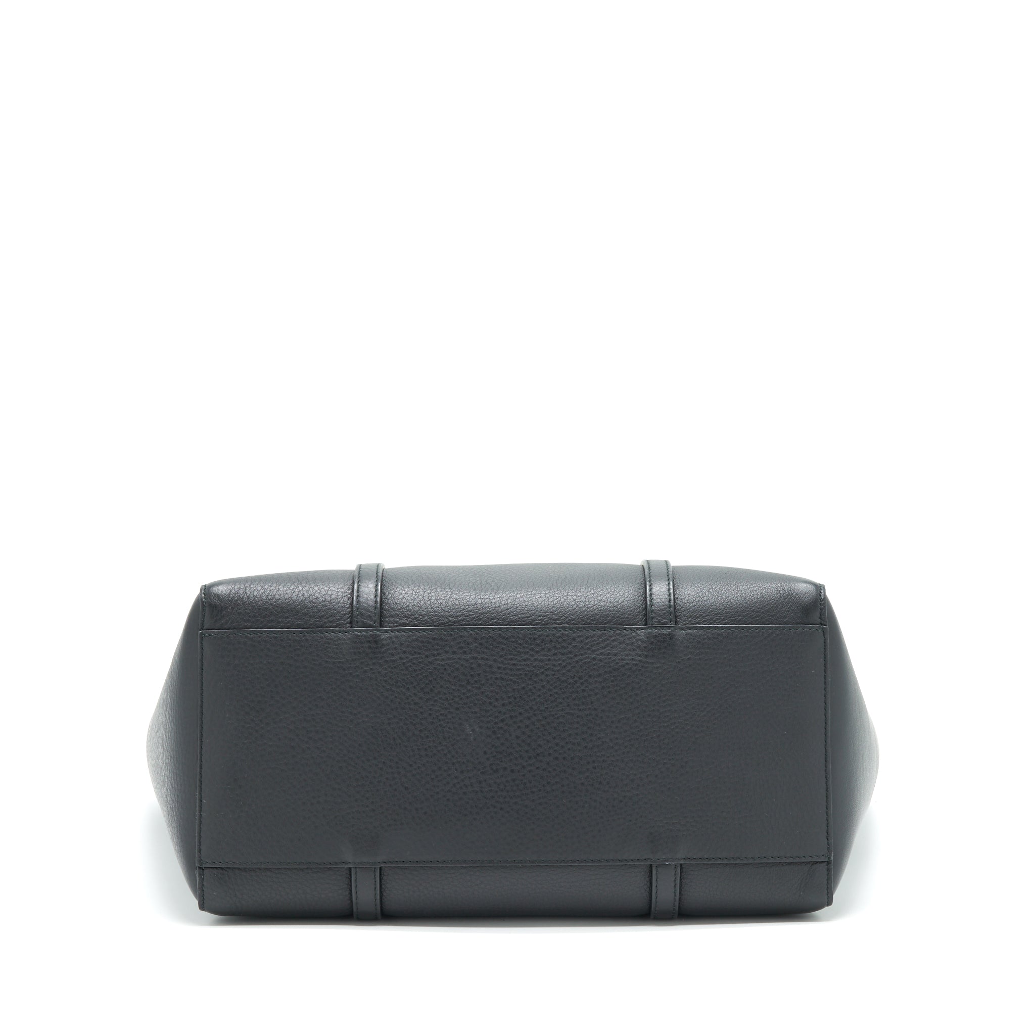 BALENCIAGA LEATHER SHOPPING TOTE BAG BLACK