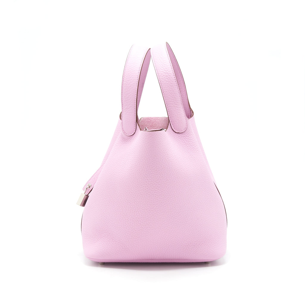 HERMES PICOTIN 22 LOCK BAG CLEMENCE MAUVE SYLVESTRE SHW