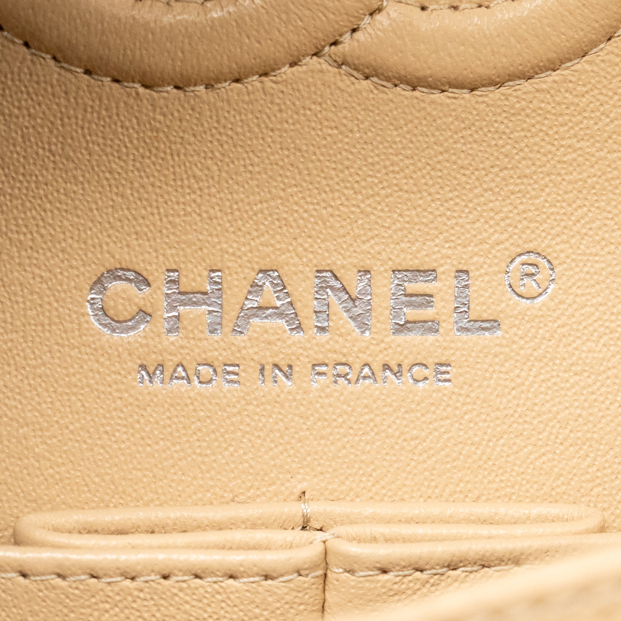 CHANEL SMALL CLASSIC DOUBLE FLAP BAG CAVIAR BEIGE SHW (MICROCHIP) (Copy)