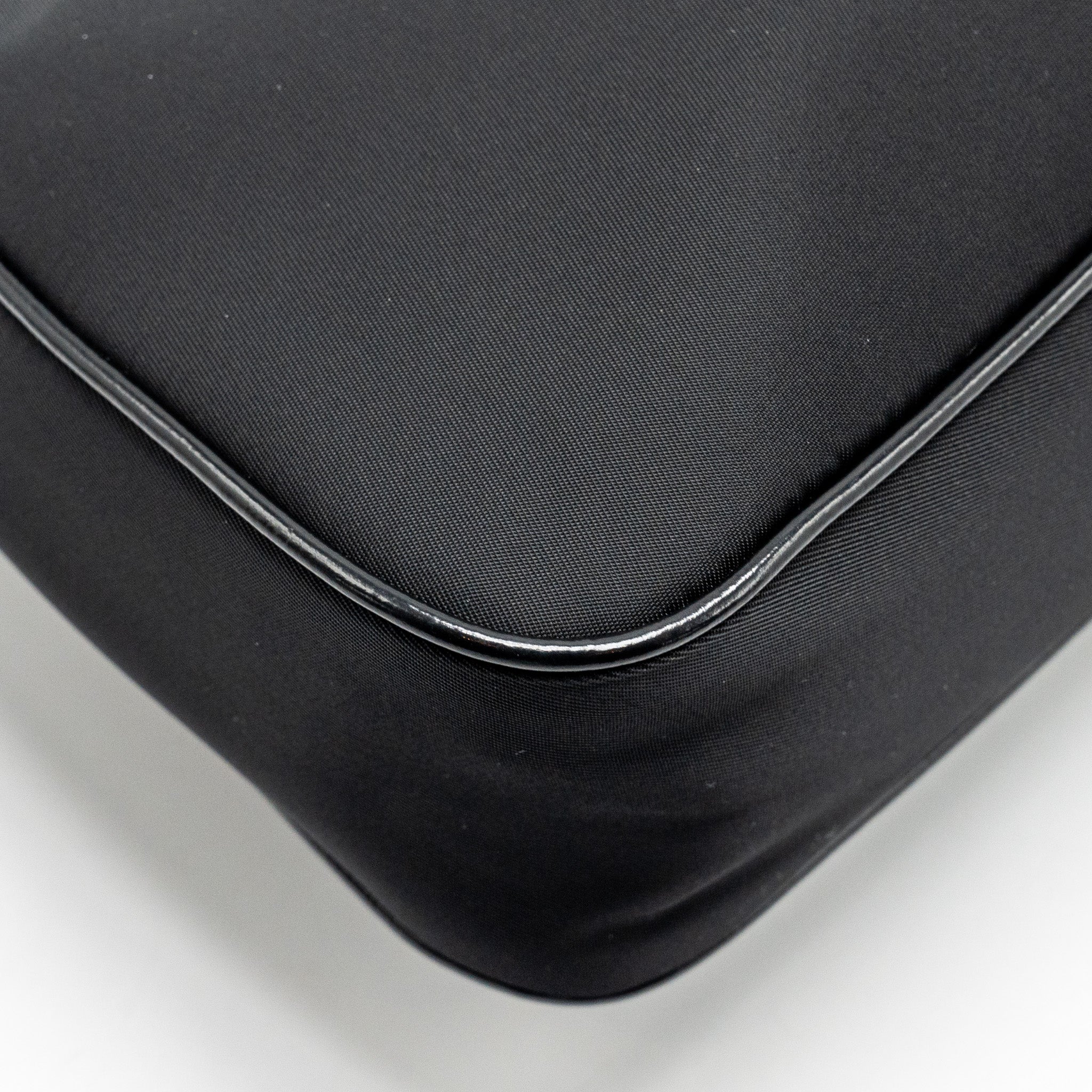 PRADA RE-NYLON MINI BAG NYLON/ CALFSKIN BLACK GHW