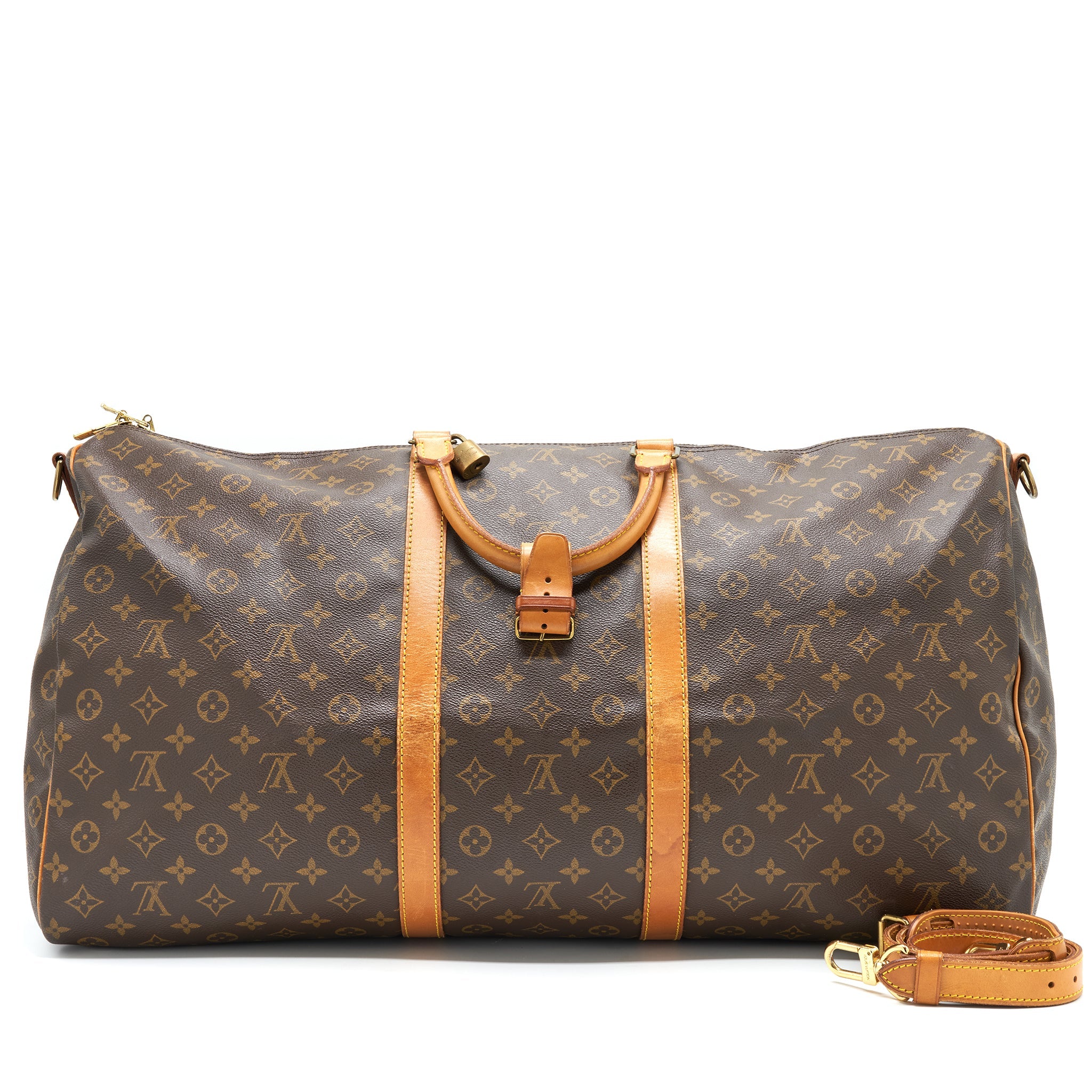 LOUIS VUITTON VINTAGE KEEPALL 55 MONOGRAM CANVAS
