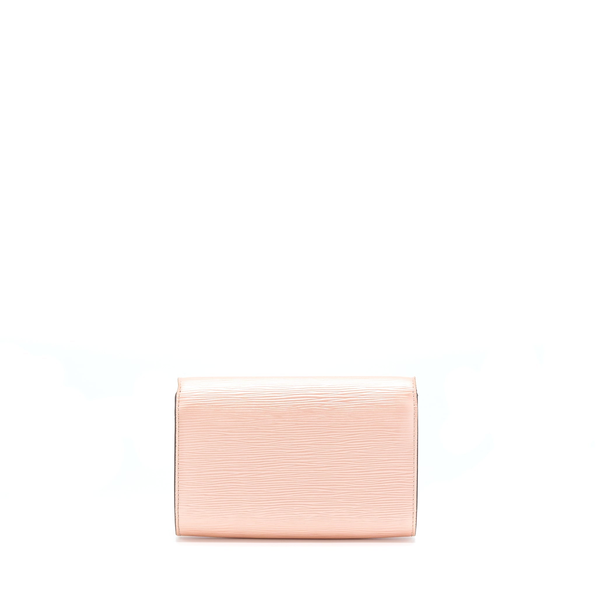 LOUIS VUITTON LOUISE CLUTCH PM EPI LIGHT PINK SHW