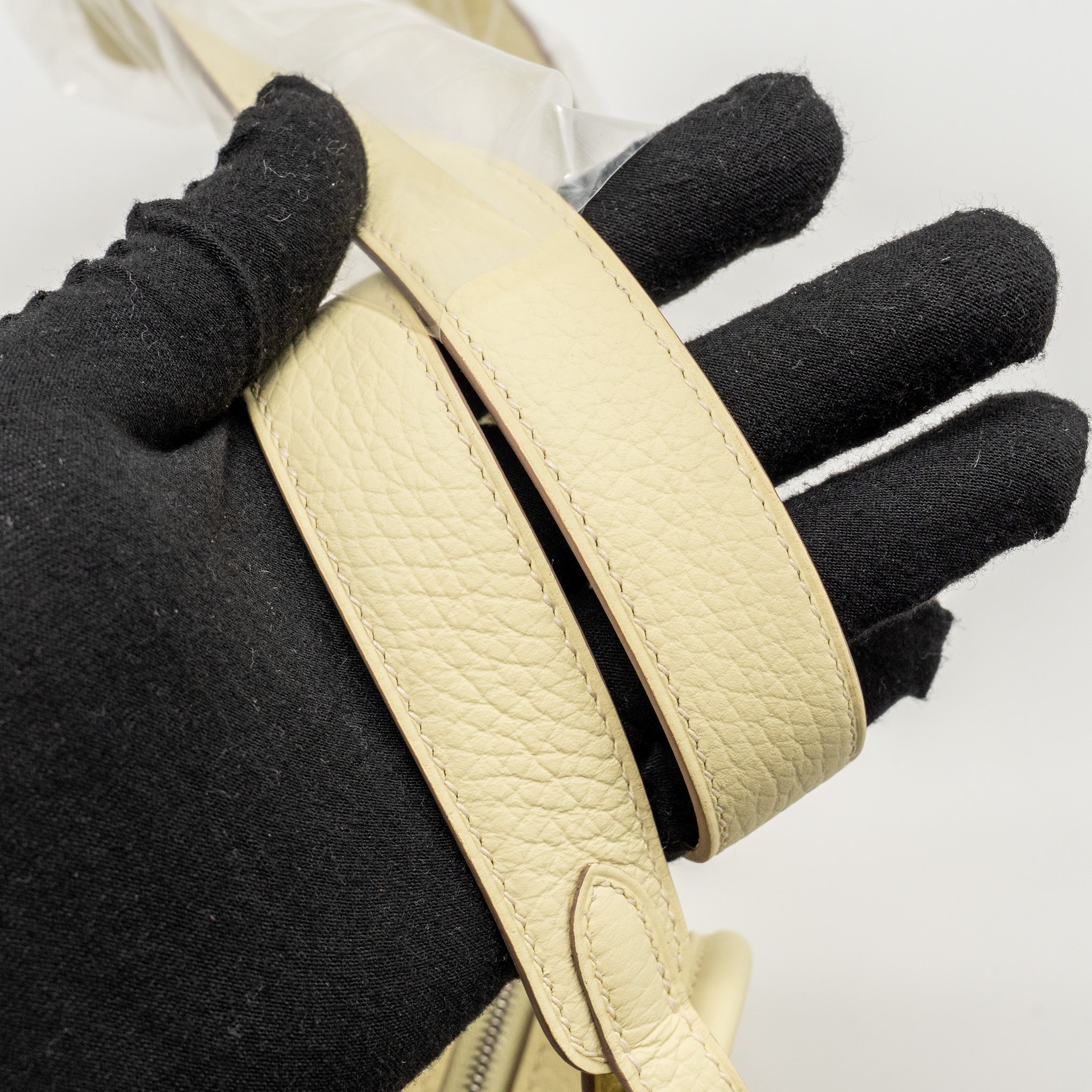 HERMES MINI LINDY II CLEMENCE JAUNE MILTON SHW