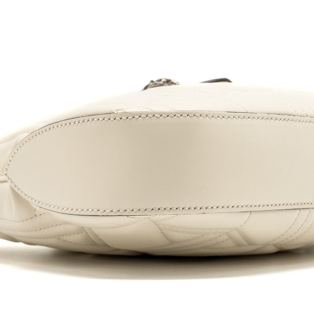 GUCCI DIONYSUS HOBO SHOULDER BAG CALFSKIN WHITE SHW