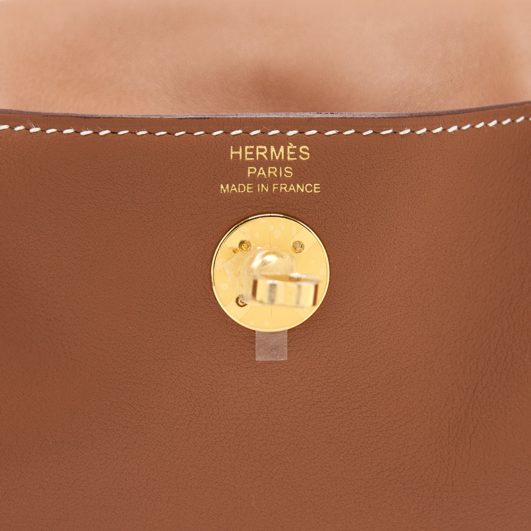 HERMES MINI LINDY SWIFT GOLD GHW
