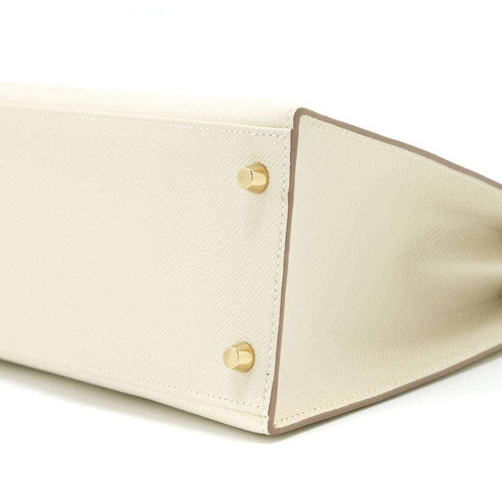 HERMES KELLY 28 SELLIER EPSOM CRAIE GHW