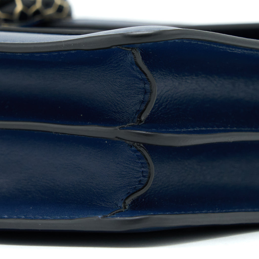 BVLGARI SERPENTI FOREVER SHOULDER BAG CALFSKIN DARK BLUE LGHW