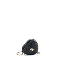 CHANEL 22S SMALL HEART BAG LAMBSKIN BLACK LGHW