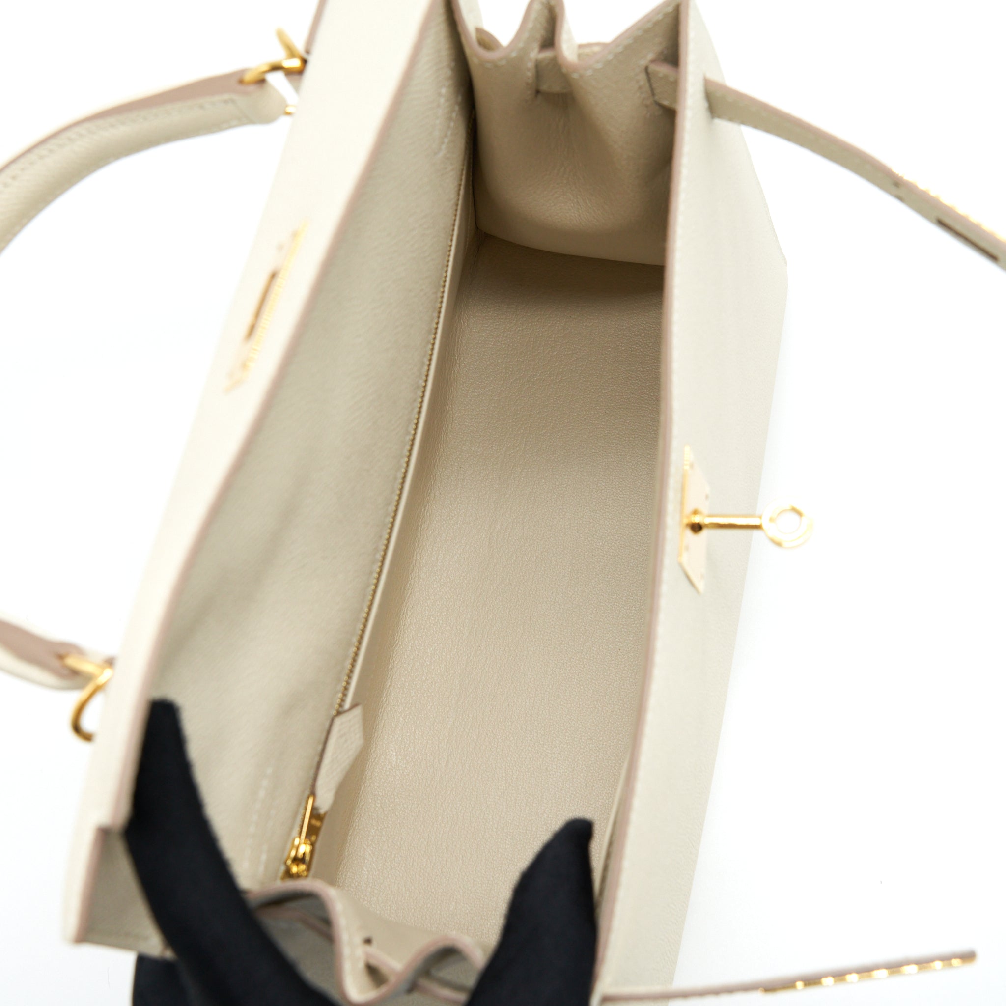 HERMES KELLY 28 SELLIER EPSOM CRAIE GHW