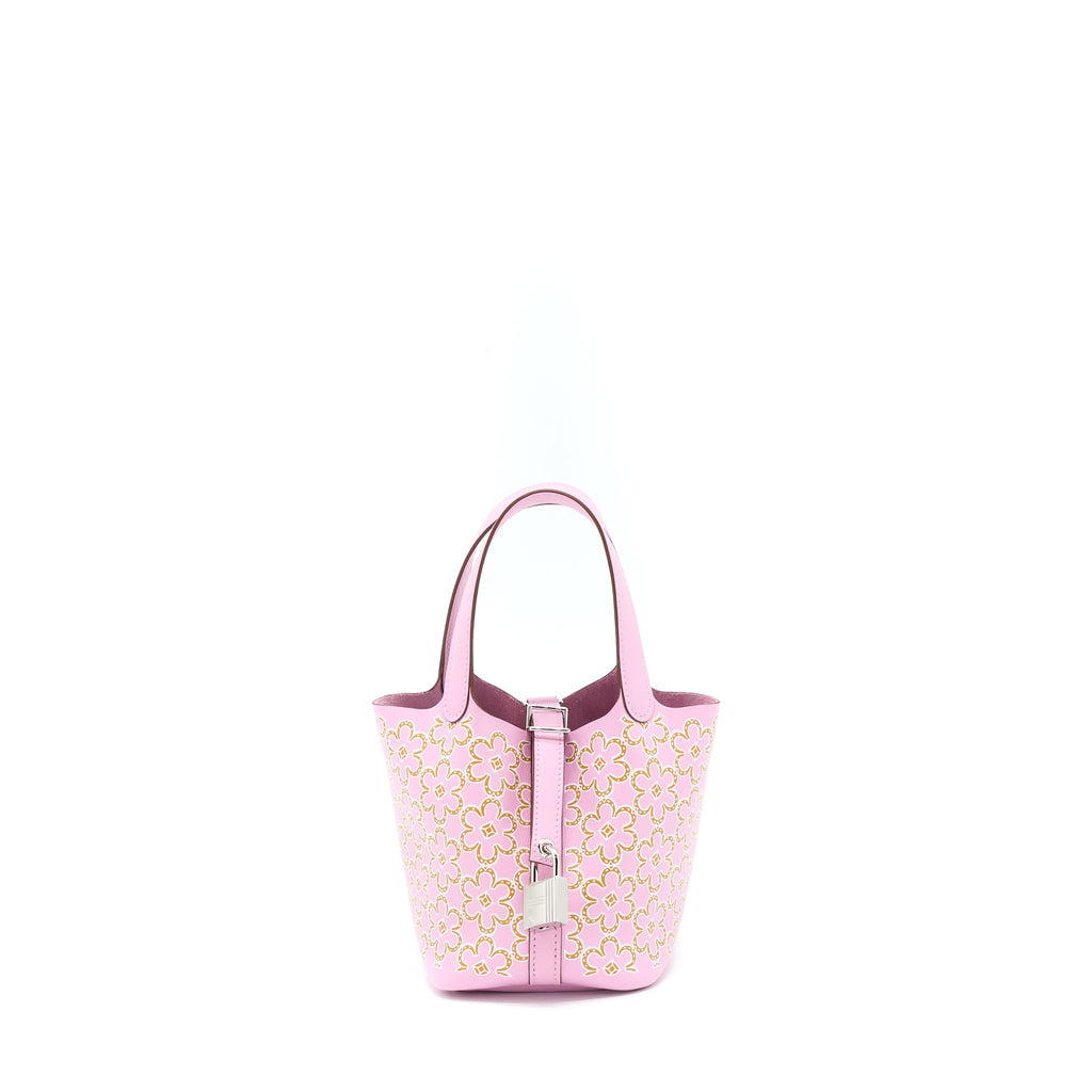 HERMES MICRO PICOTIN 14 LOCK BAG SWIFT MAUVE SYLVESTRE SHW