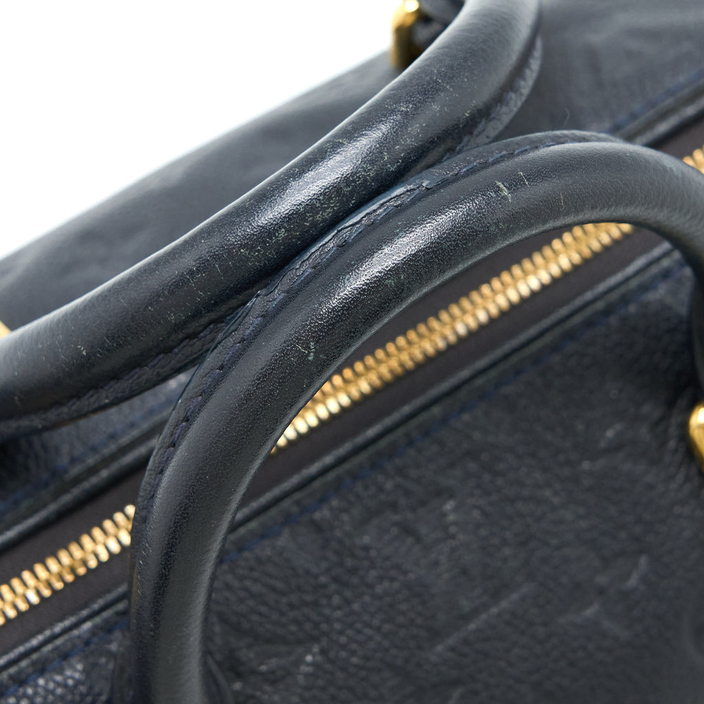 LOUIS VUITTON SPEEDY 25 MONOGRAM EMPREINTE BLACK GHW