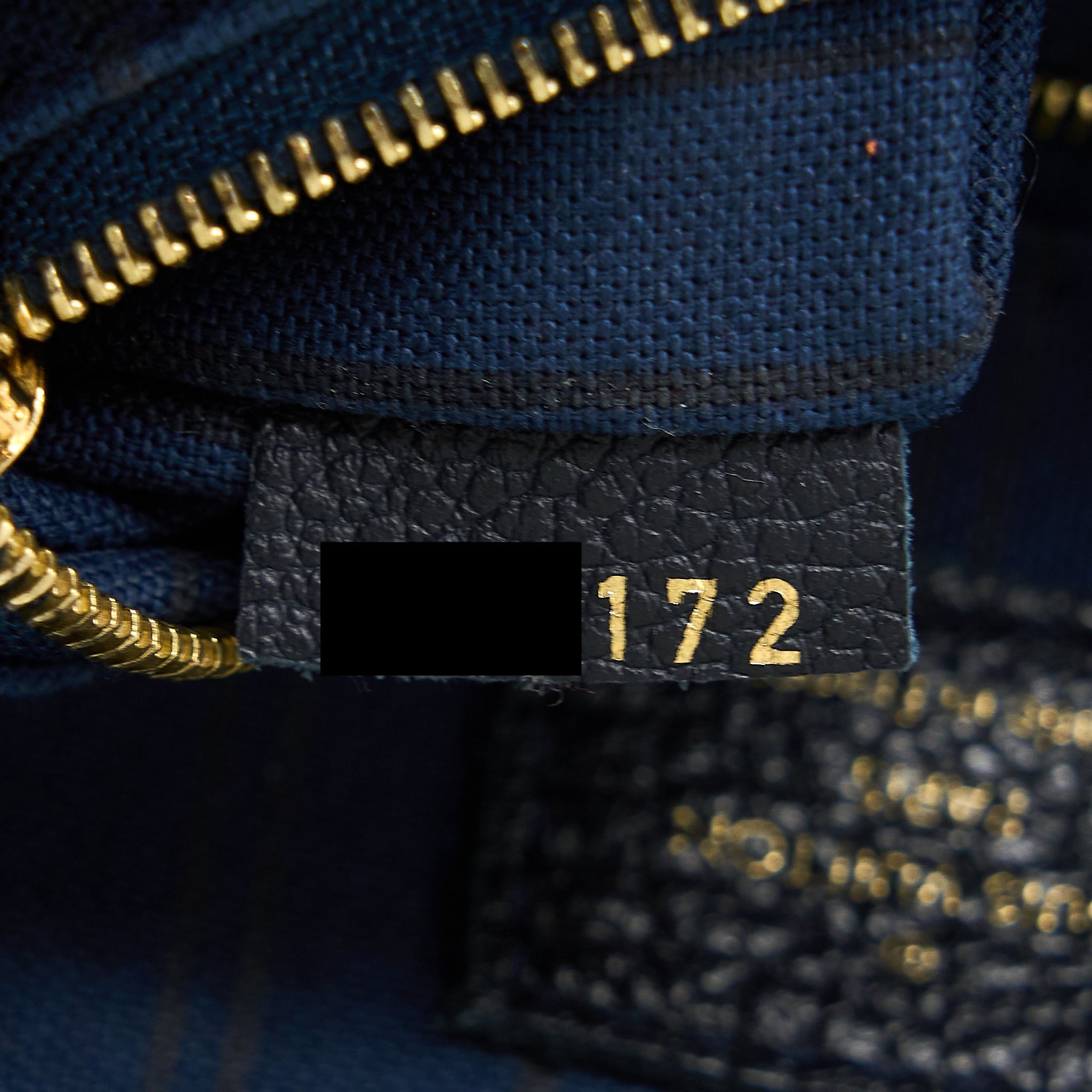 LOUIS VUITTON SPEEDY 25 MONOGRAM EMPREINTE BLACK GHW