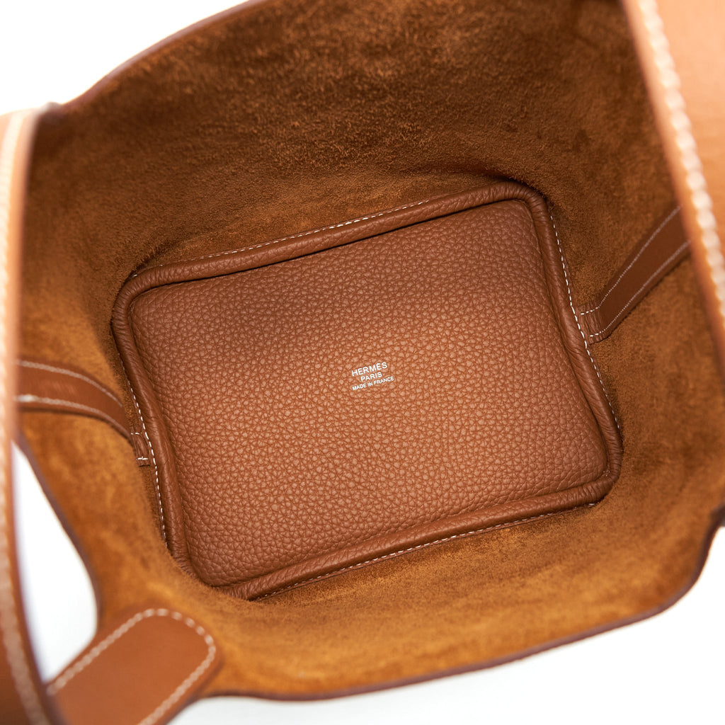 HERMES PICOTIN 18 CLEMENCE GOLD SHW