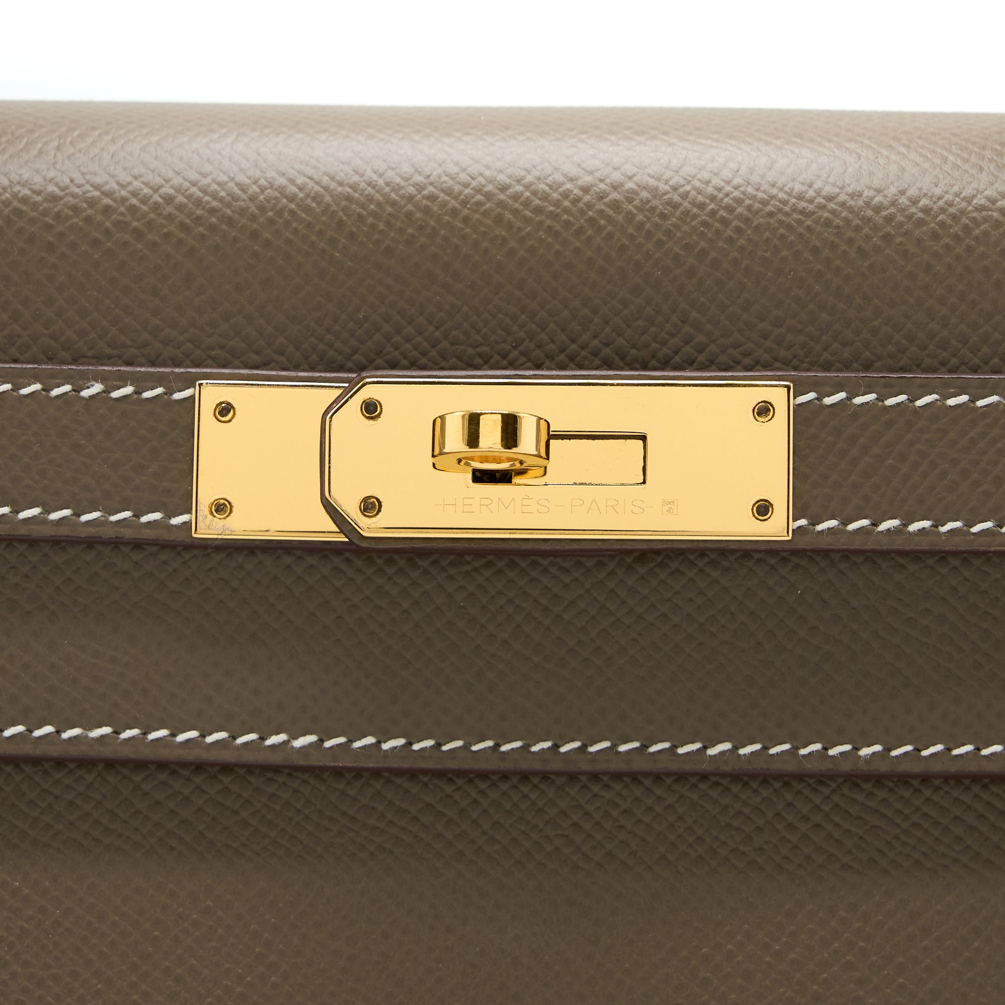 HERMES KELLY 28 EPSOM ETOUPE GHW