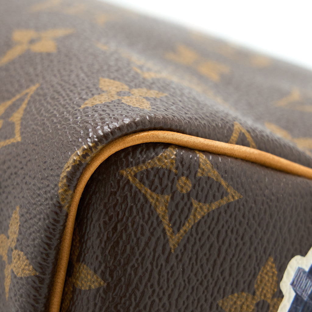LOUIS VUITTON SPEEDY 30 LIMITED EDITION MONOGRAM CANVAS GHW