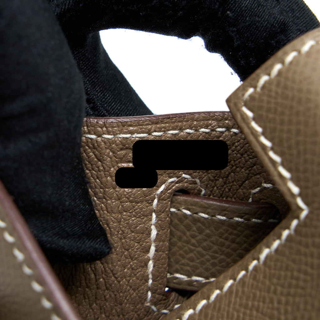 HERMES KELLY 28 EPSOM ETOUPE GHW