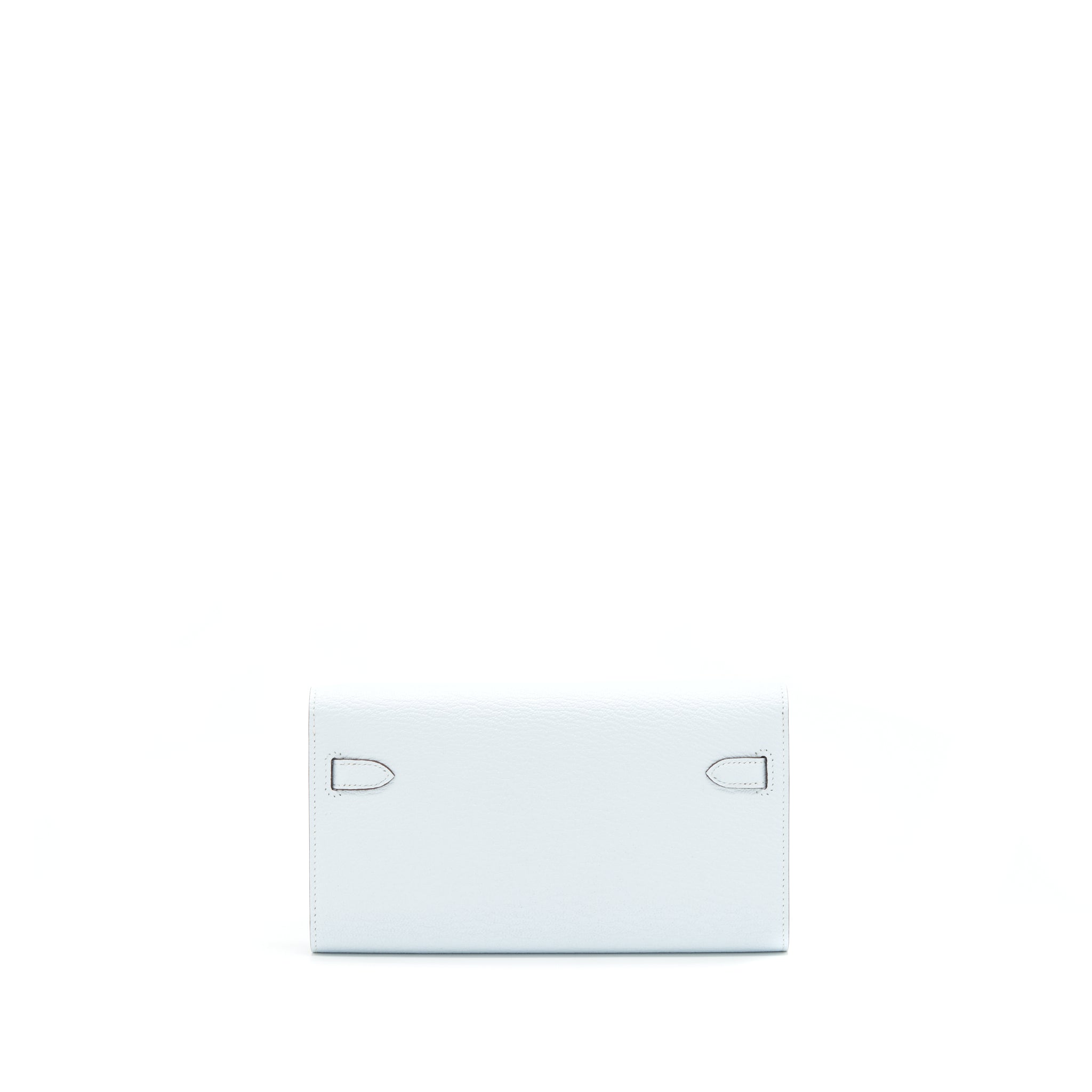 HERMES CLASSIC KELLY TO GO CHÈVRE MYSORE BLUE BRUME SHW