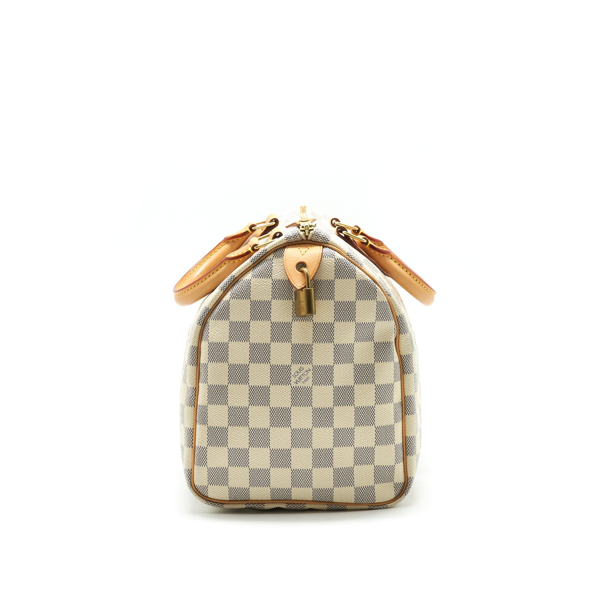 LOUIS VUITTON SPEEDY 30 DAMIER AZUR CANVAS HANDBAG