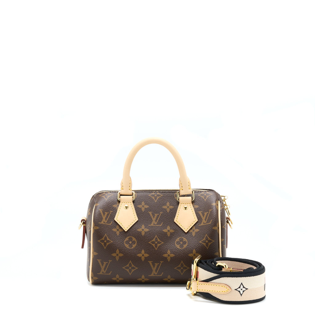 LOUIS VUITTON SPEEDY BANDOULIERE 20 MONOGRAM CANVAS GHW