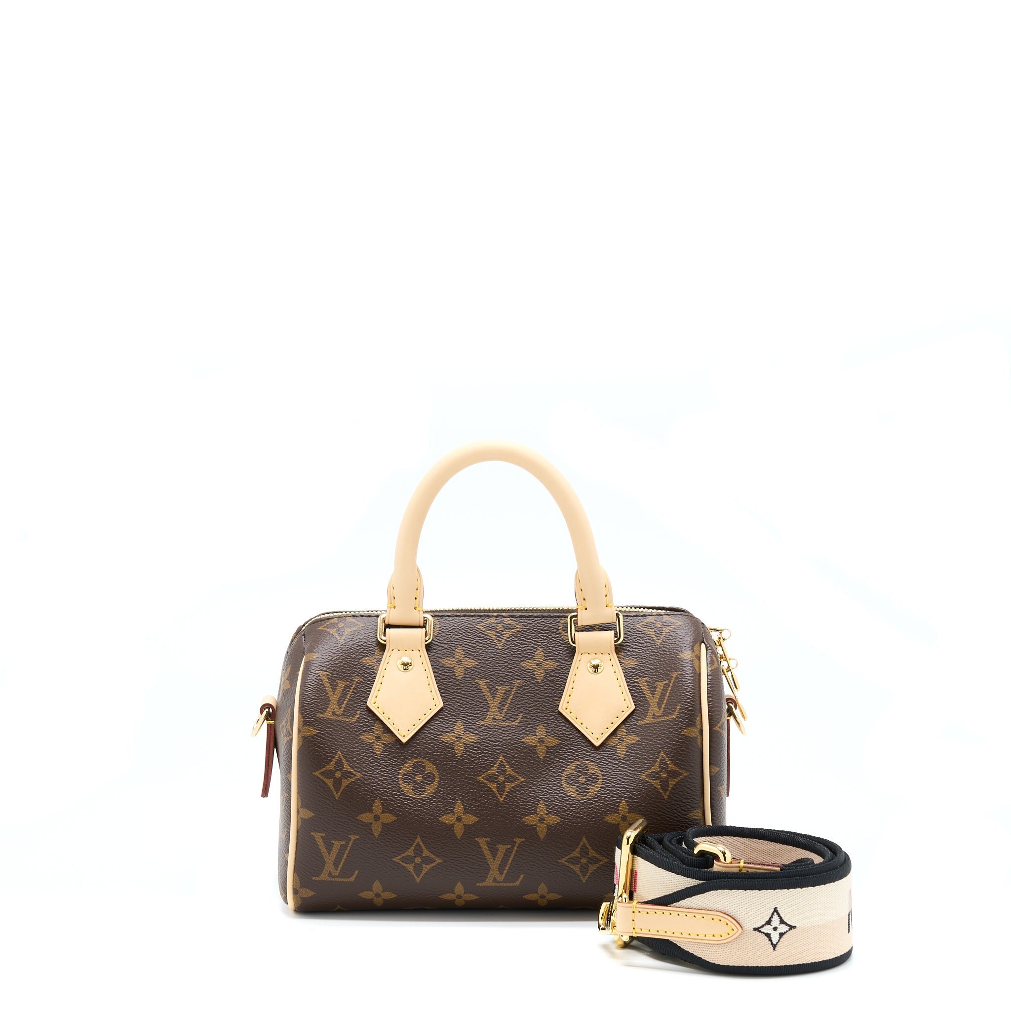 LOUIS VUITTON SPEEDY BANDOULIERE 20 MONOGRAM CANVAS GHW