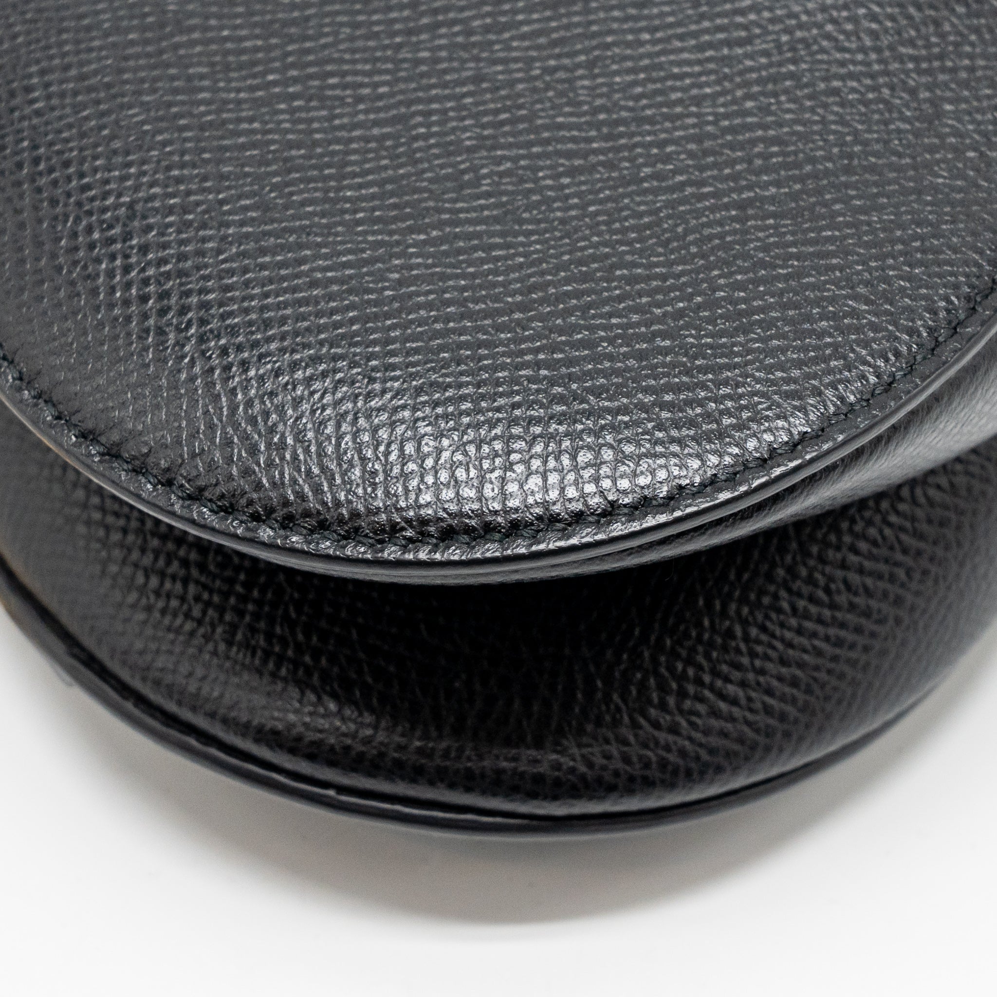 DIOR MINI SADDLE BAG CALFSKIN BLACK GHW