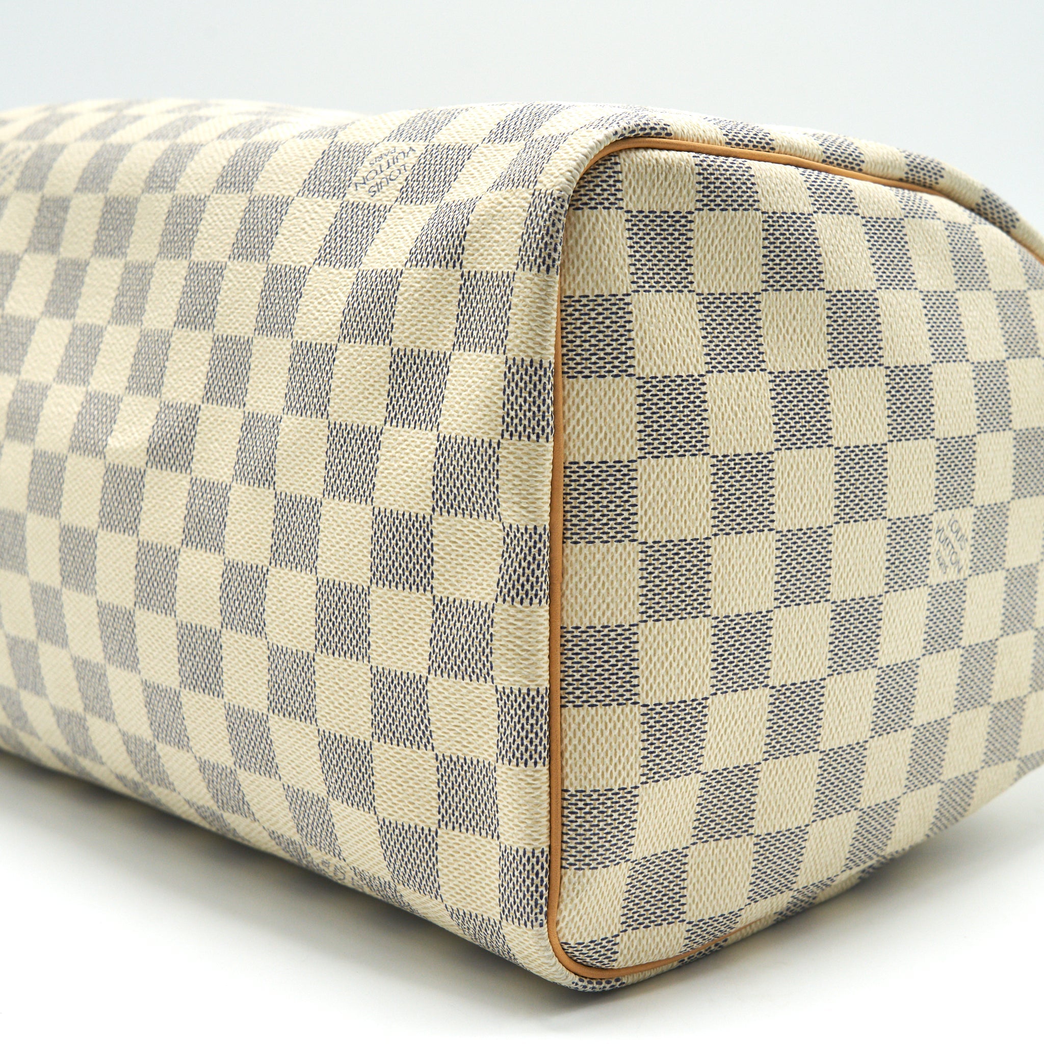 LOUIS VUITTON SPEEDY 30 DAMIER AZUR CANVAS HANDBAG