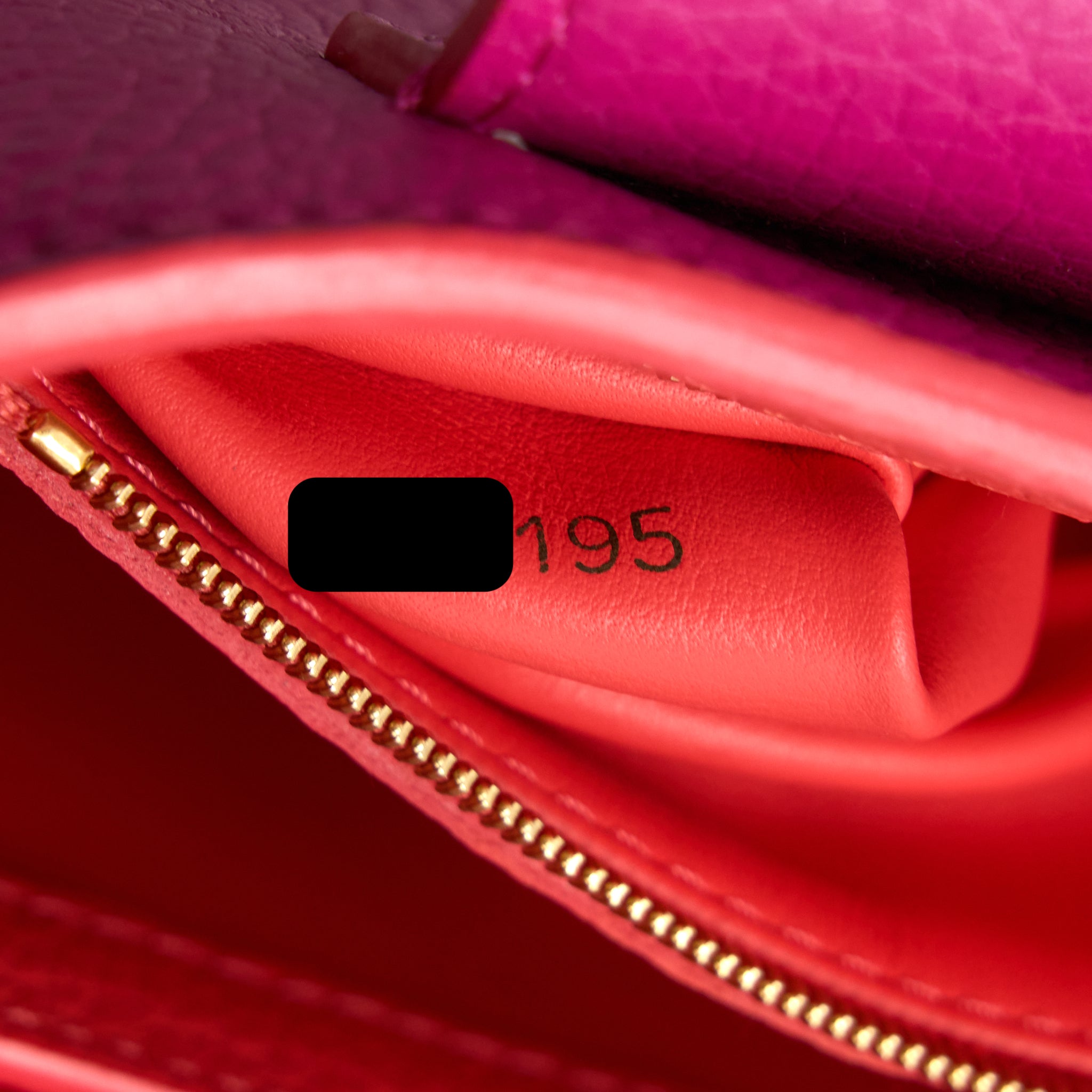 LOUIS VUITTON CAPUCINES BB CALFSKIN PINK/BRIGHT ORANGE GHW